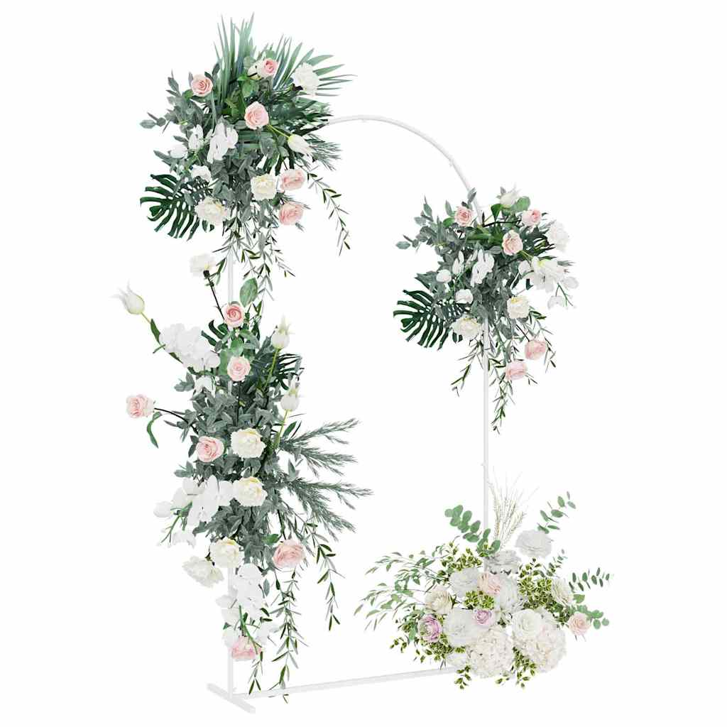 Arco Nuziale Bianco 100 x 39 x 200 cm Acciaio