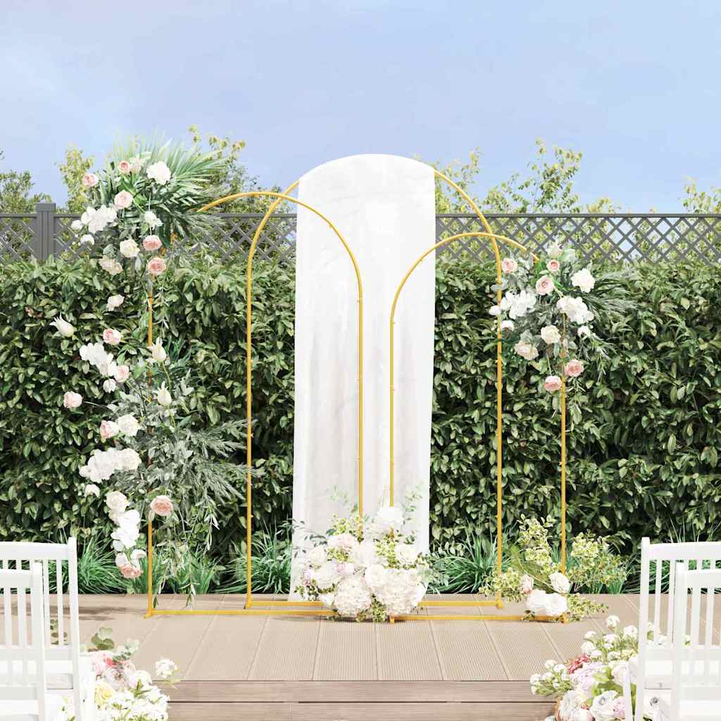 Arco Nuziale 3 pz Oro 120 x 40 x 217 cm Acciaio