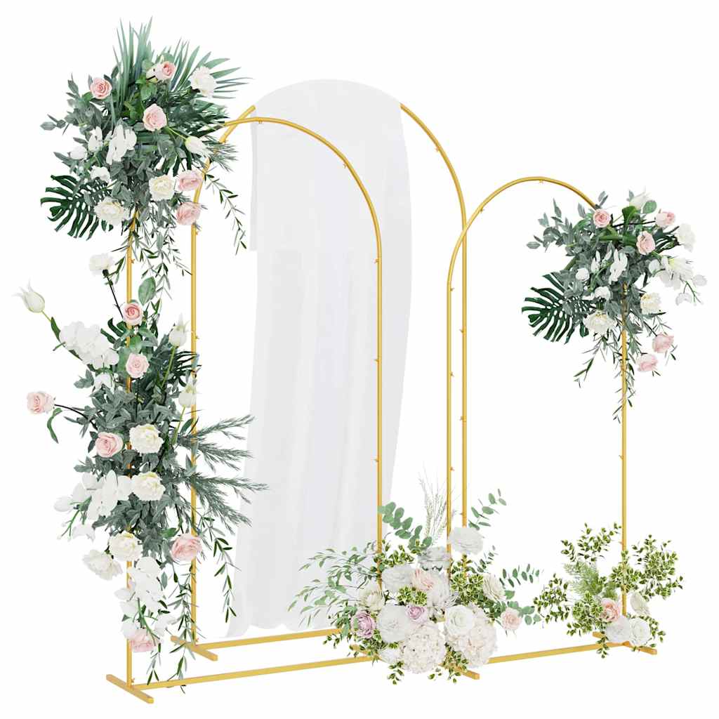 Arco Nuziale 3 pz Oro 120 x 40 x 217 cm Acciaio