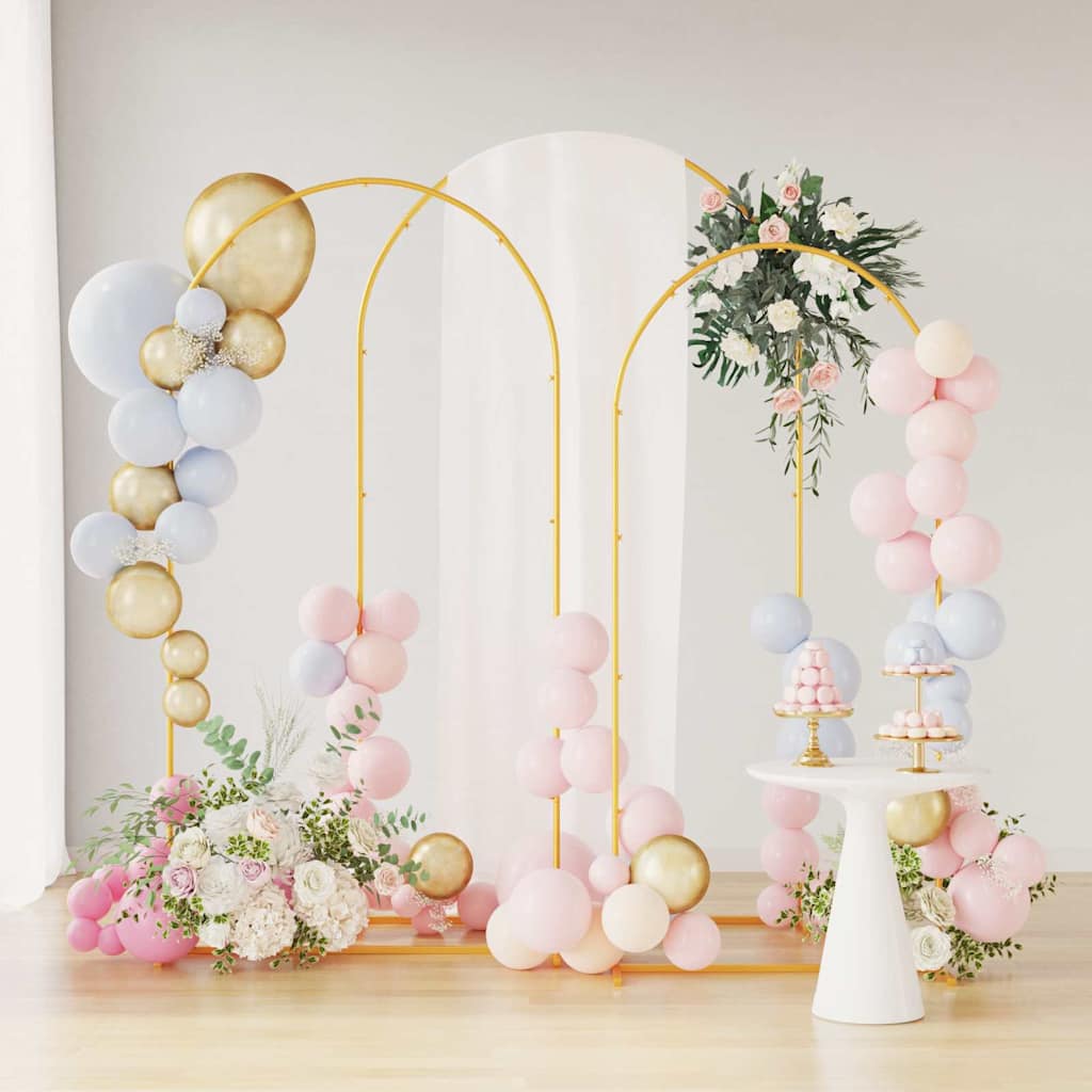 Arco Nuziale 3 pz Oro 120 x 40 x 217 cm Acciaio