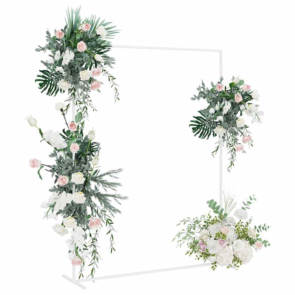 Arco Nuziale Bianco 150 x 49,5 x 200 cm Acciaio