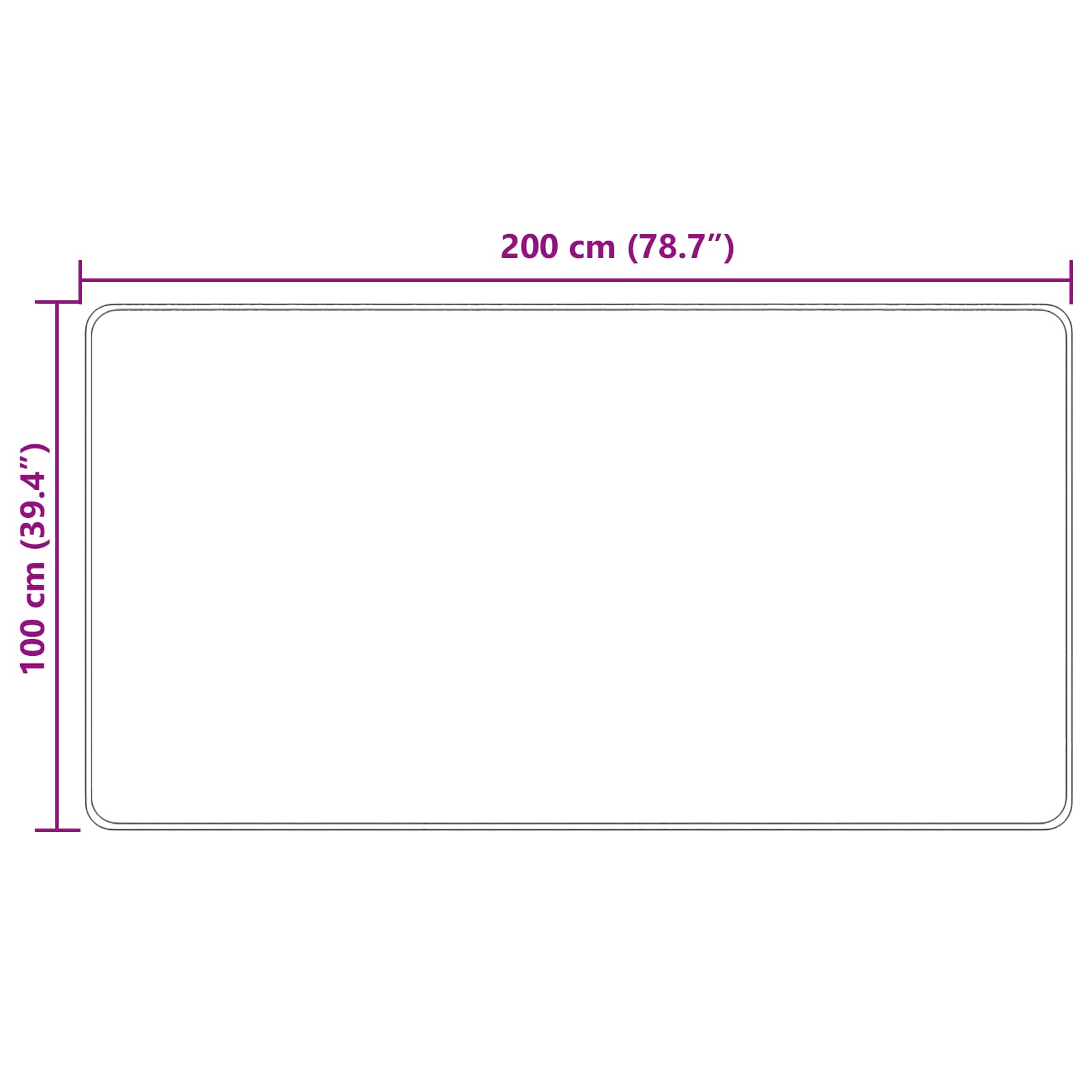 Tappeto Antiscivolo MARSA Crema 100 x 200 cm Poliestere e PVC