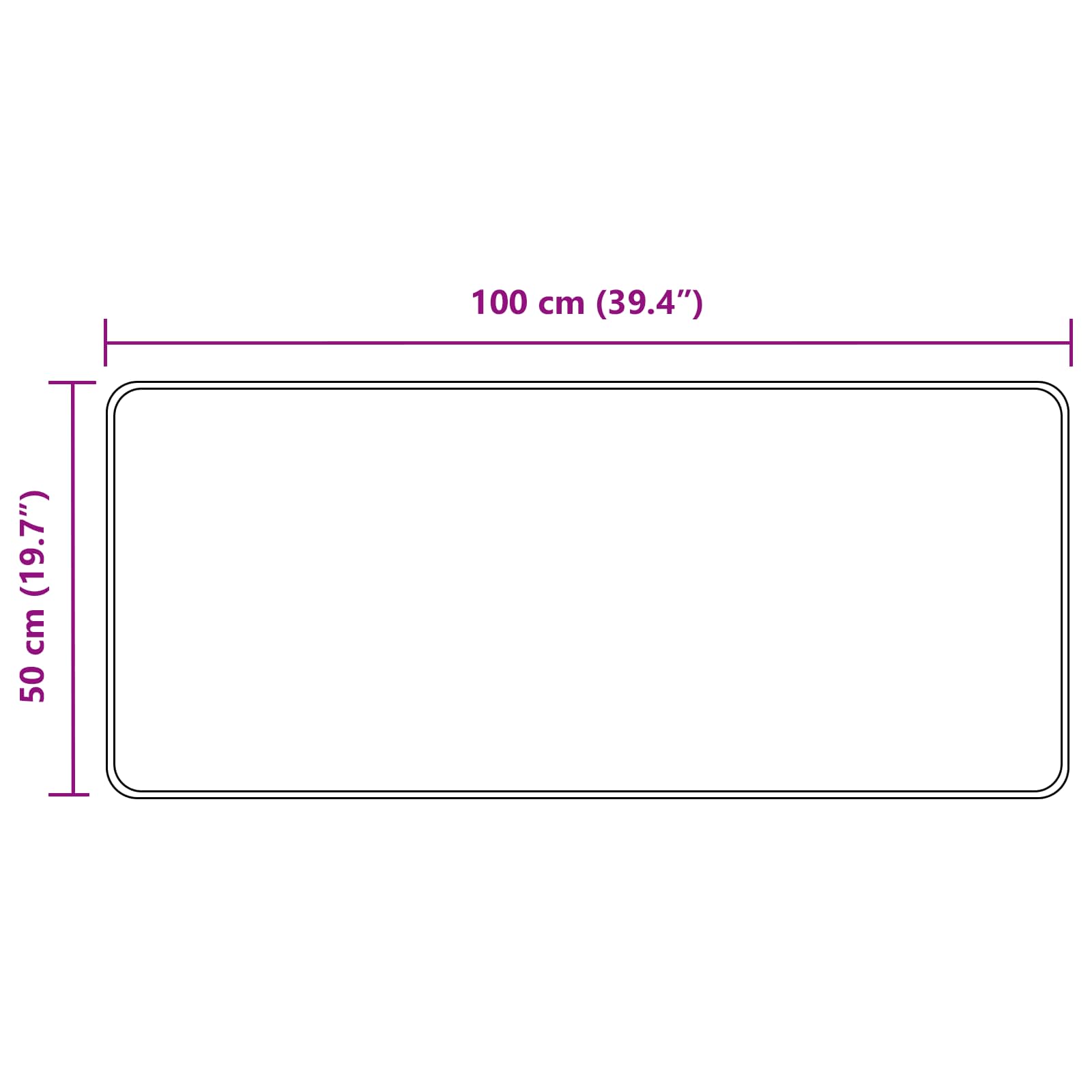Tappeto Antiscivolo MARSA Sabbia 50 x 100 cm Poliestere e PVC
