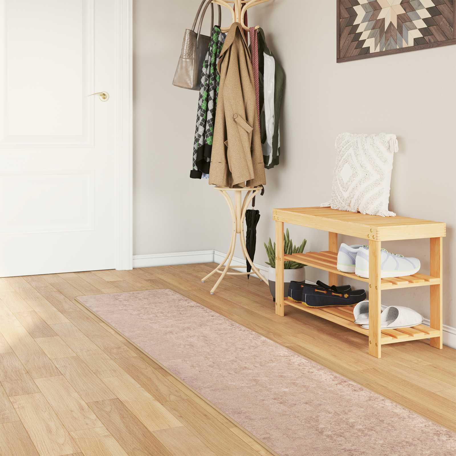 Tappeto Antiscivolo MARSA Sabbia 50 x 350 cm Poliestere e PVC
