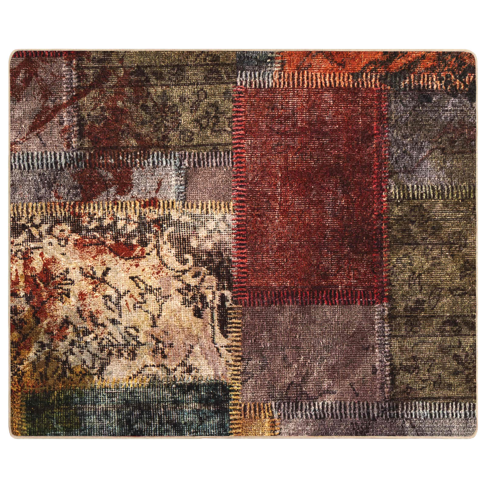 Tappeto Antiscivolo MARSA Multicolore 80 x 100 cm Poliestere e PVC