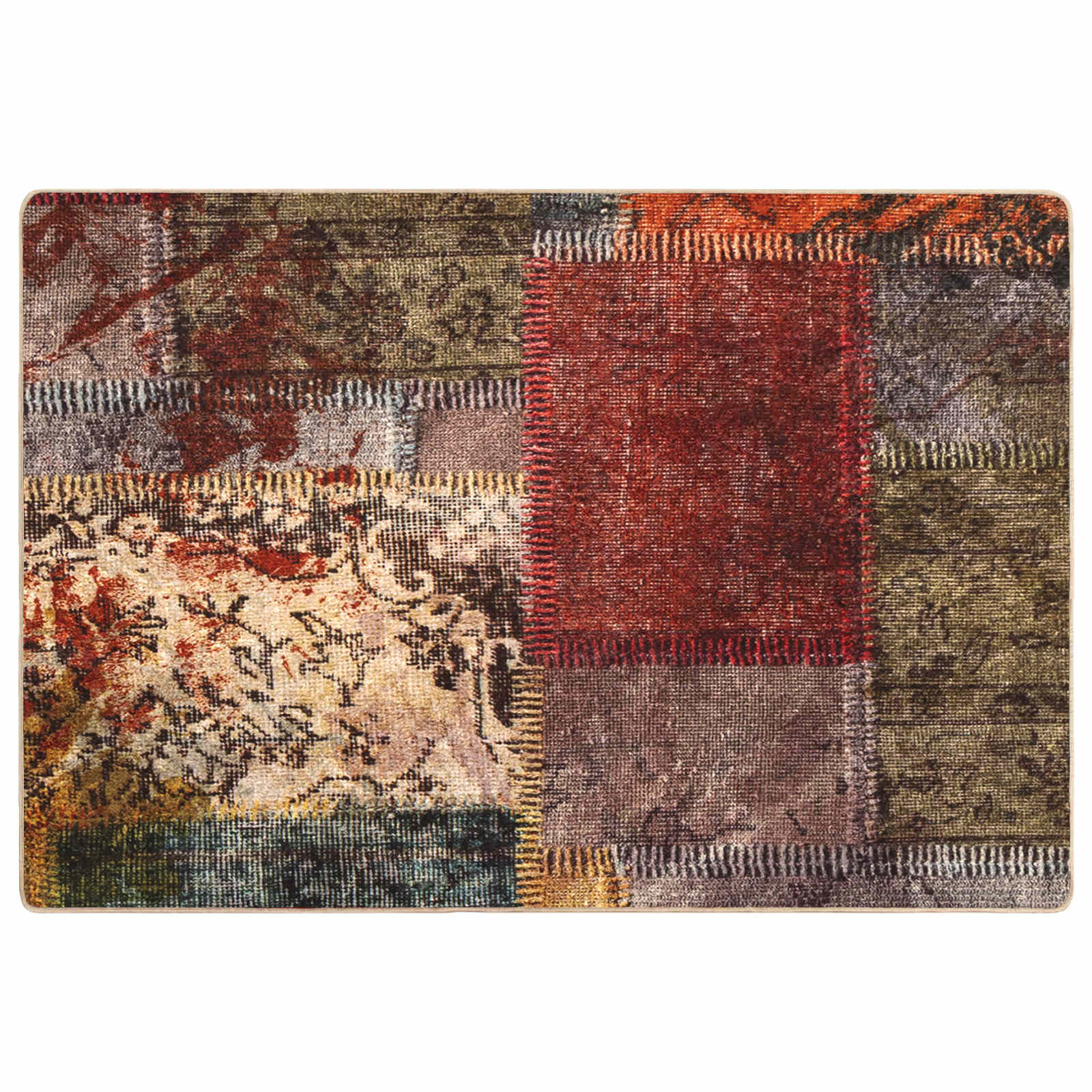 Tappeto Antiscivolo MARSA Multicolore 100 x 150 cm Poliestere e PVC