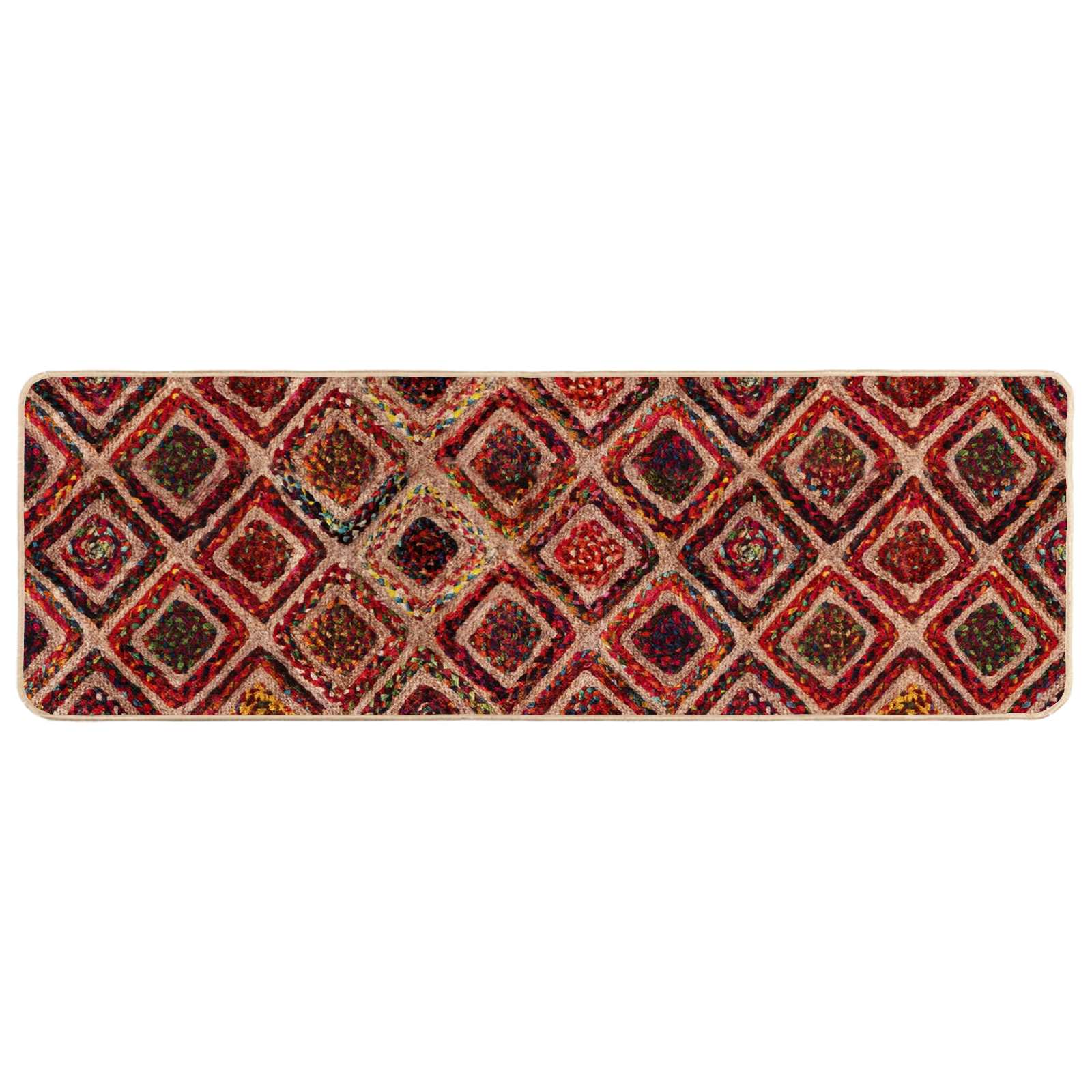Tappeto Antiscivolo MARSA Multicolore 50 x 100 cm Poliestere e PVC