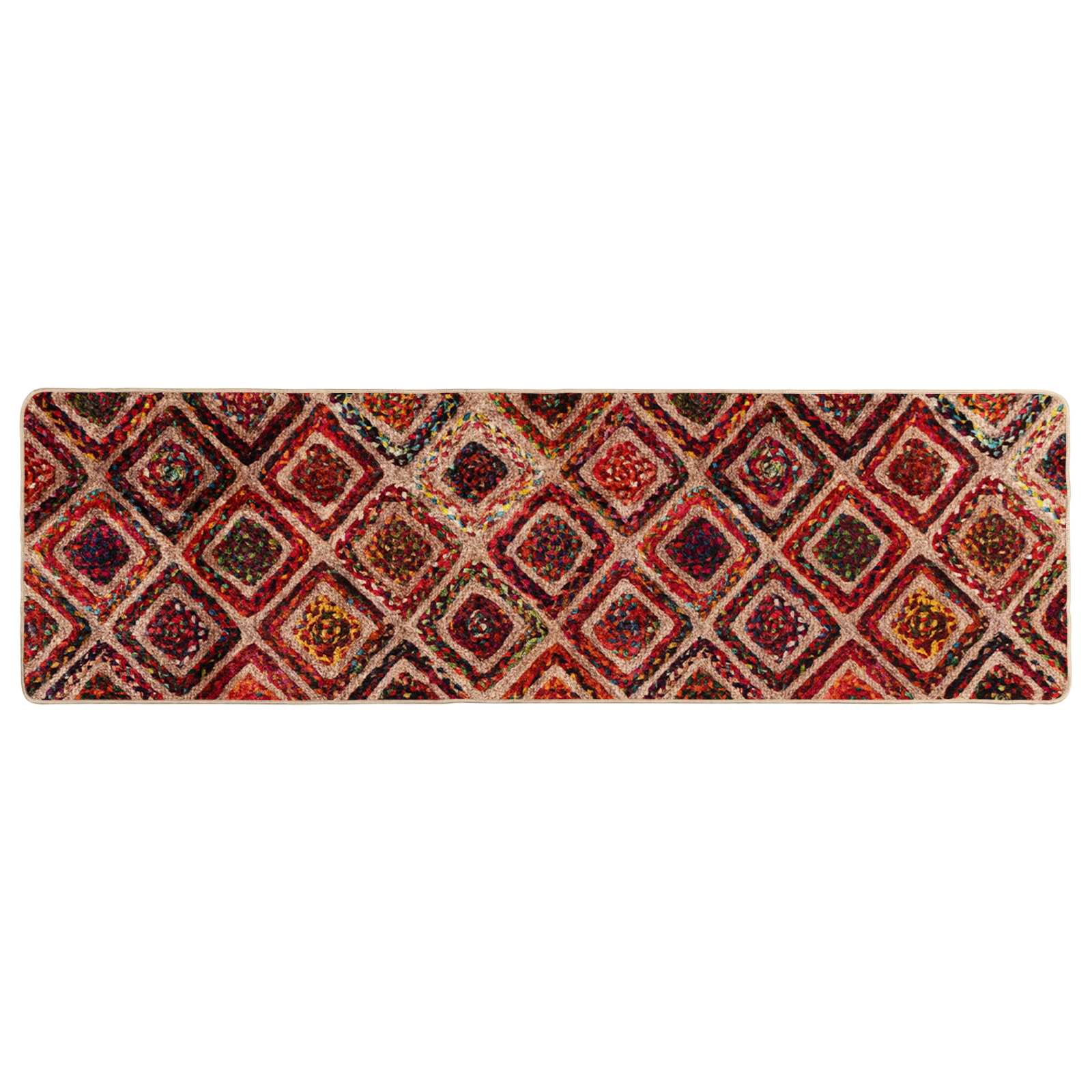 Tappeto Antiscivolo MARSA Multicolore 50 x 150 cm Poliestere e PVC