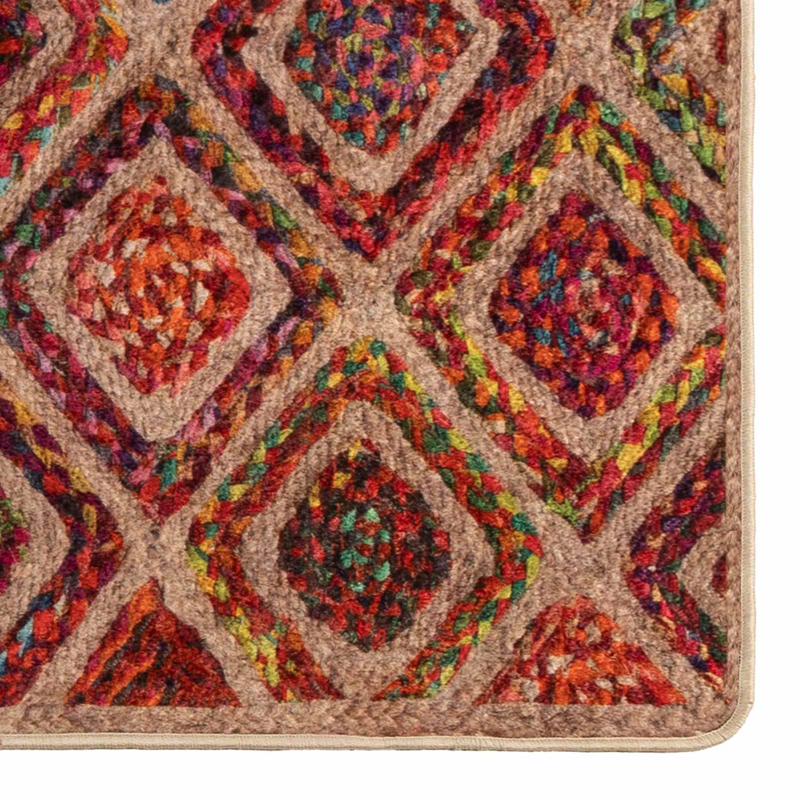 Tappeto Antiscivolo MARSA Multicolore 80 x 200 cm Poliestere e PVC