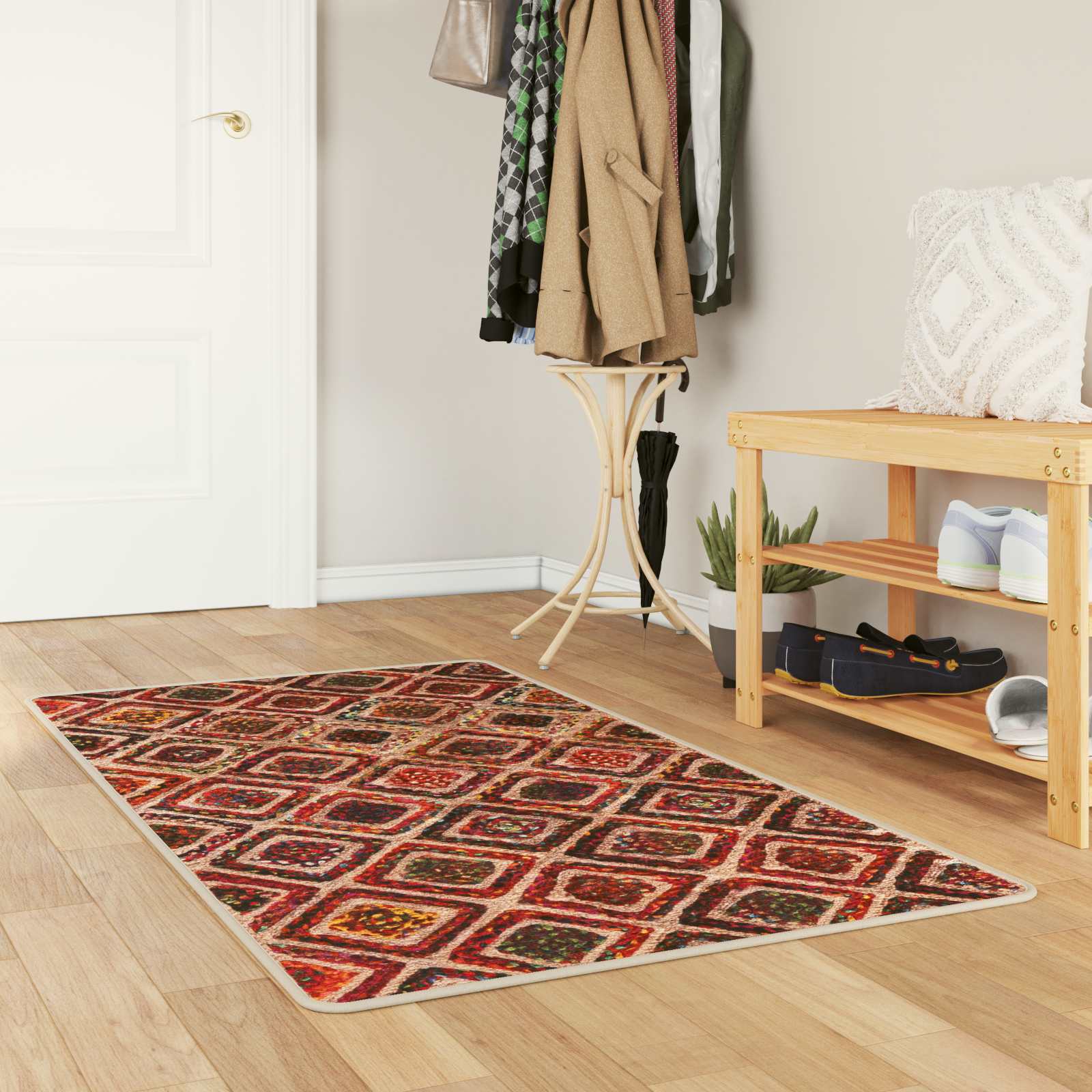 Tappeto Antiscivolo MARSA Multicolore 100 x 150 cm Poliestere e PVC