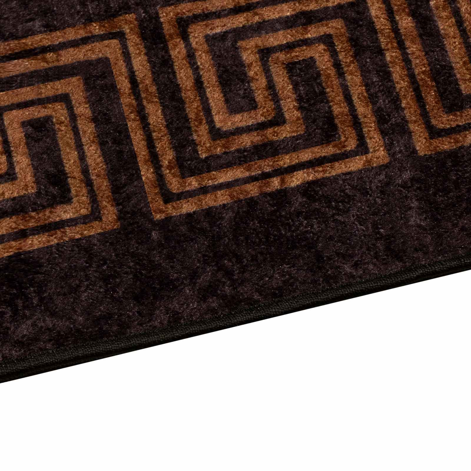 Tappeto Antiscivolo MARSA Nero 50 x 250 cm Poliestere e PVC