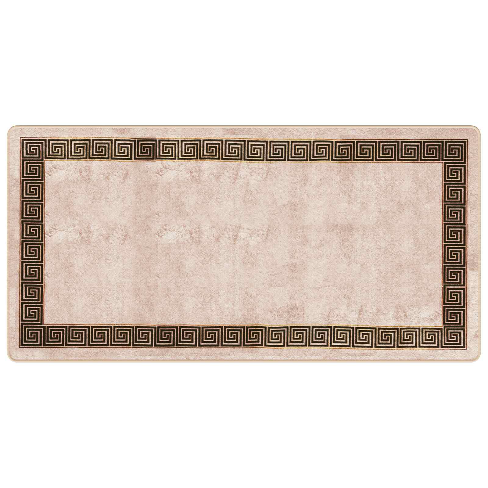 Tappeto Antiscivolo MARSA Nero 100 x 200 cm Poliestere e PVC