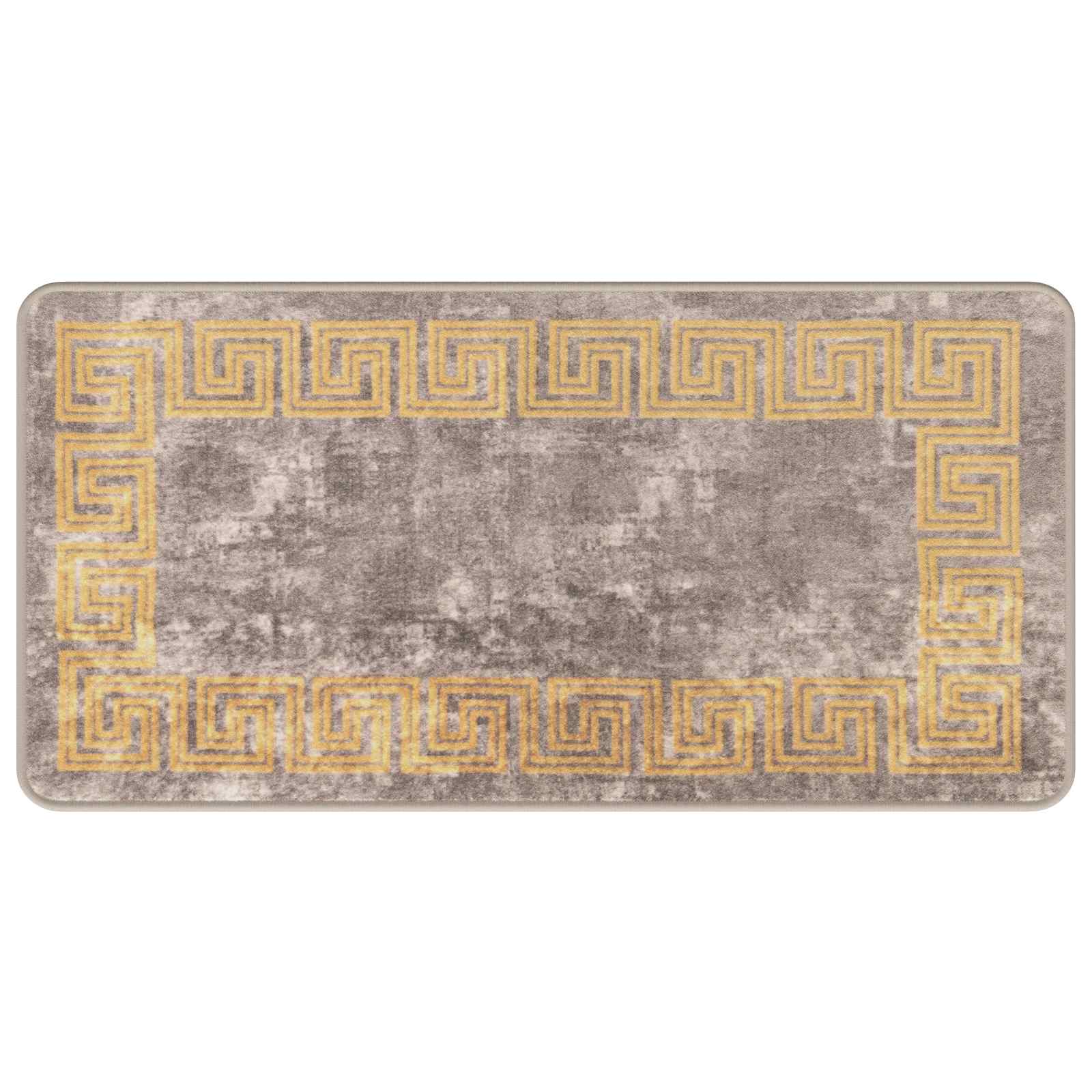 Tappeto Antiscivolo MARSA Grigio 50 x 100 cm Poliestere e PVC
