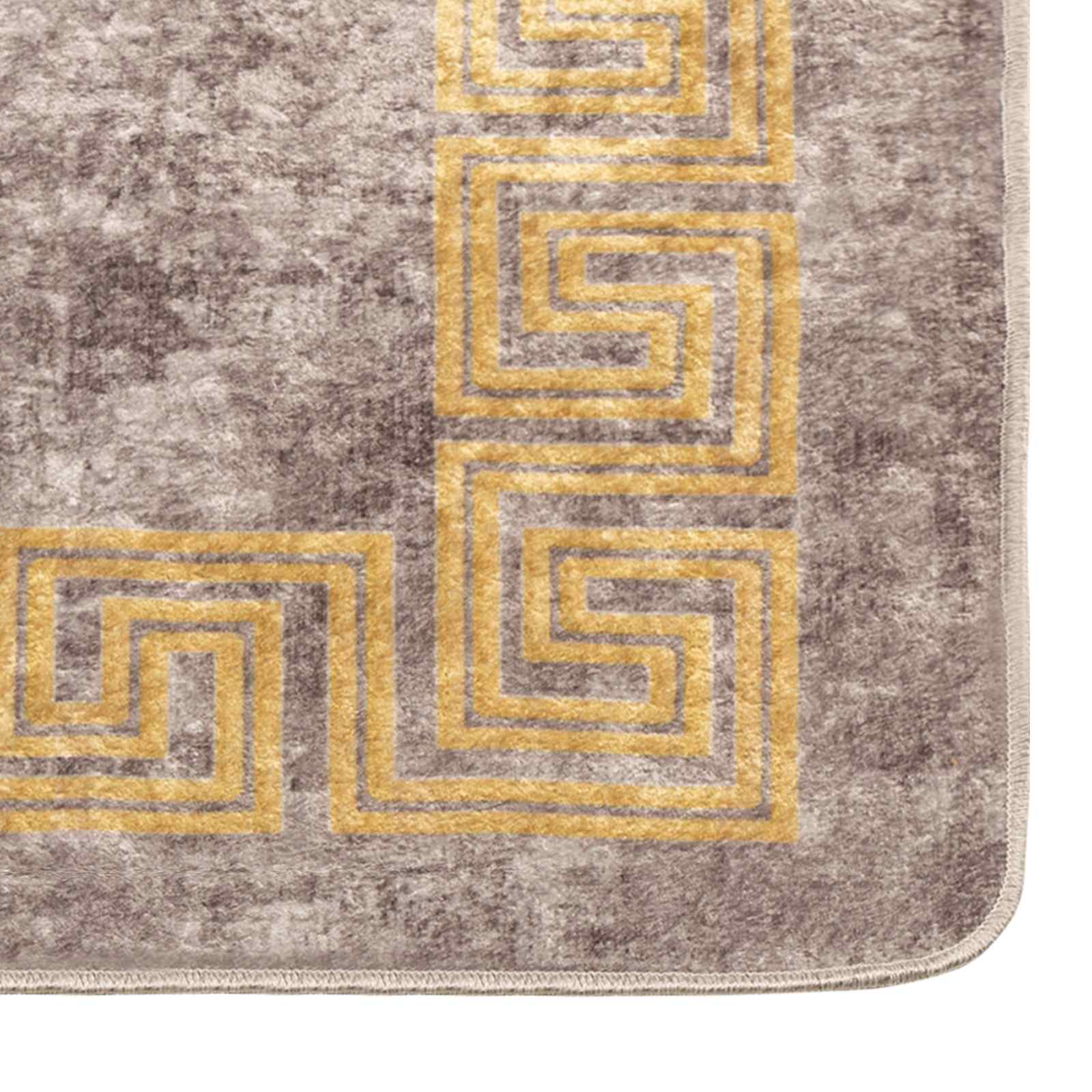 Tappeto Antiscivolo MARSA Grigio 50 x 150 cm Poliestere e PVC