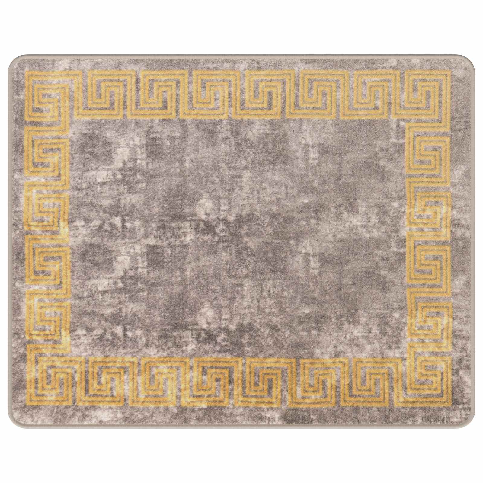Tappeto Antiscivolo MARSA Grigio 80 x 100 cm Poliestere e PVC