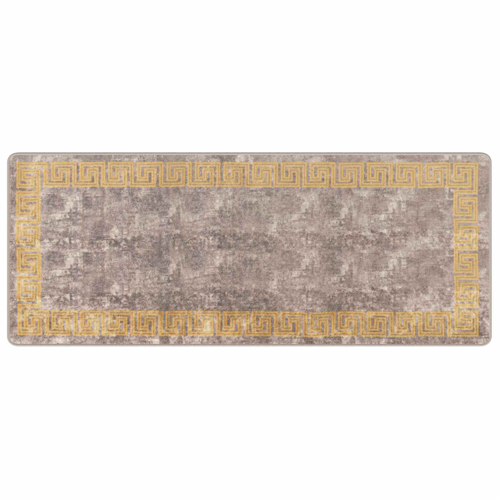 Tappeto Antiscivolo MARSA Grigio 80 x 200 cm Poliestere e PVC