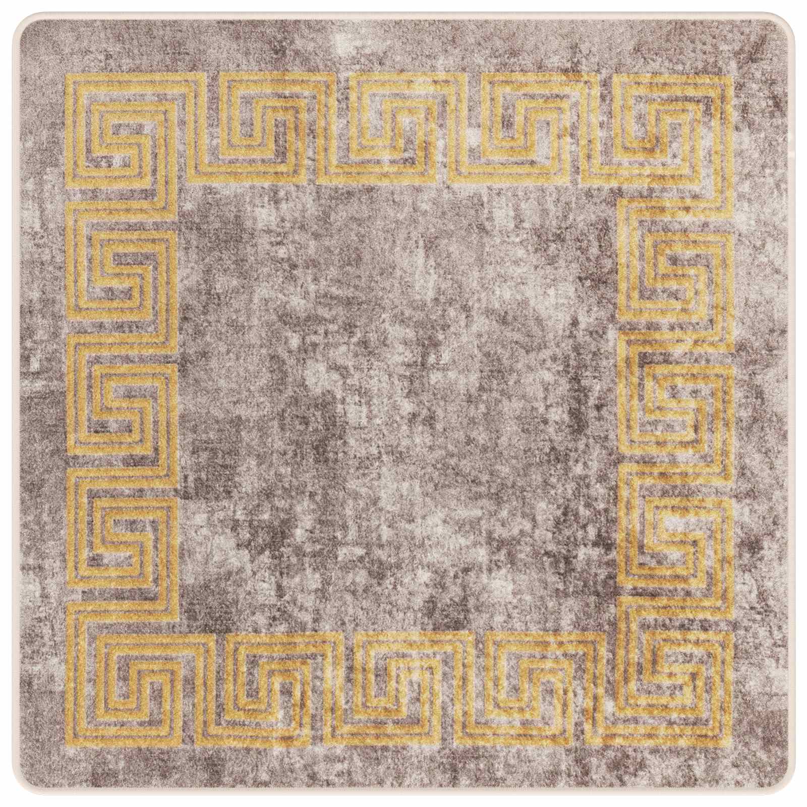 Tappeto Antiscivolo MARSA Grigio 100 x 100 cm Poliestere e PVC