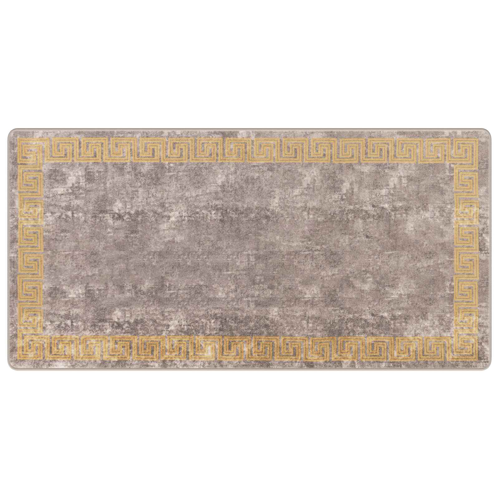 Tappeto Antiscivolo MARSA Grigio 100 x 200 cm Poliestere e PVC
