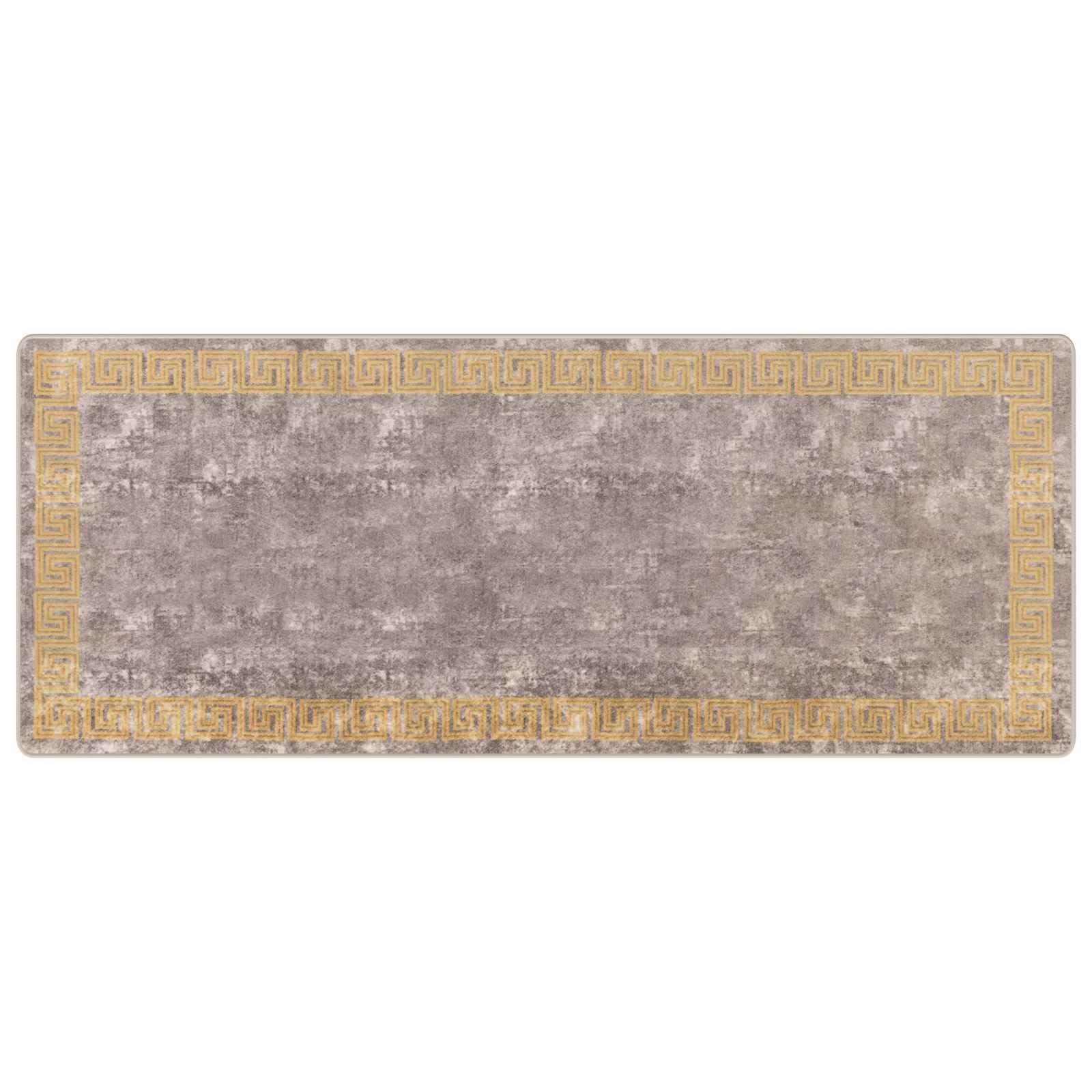 Tappeto Antiscivolo MARSA Grigio 100 x 250 cm Poliestere e PVC