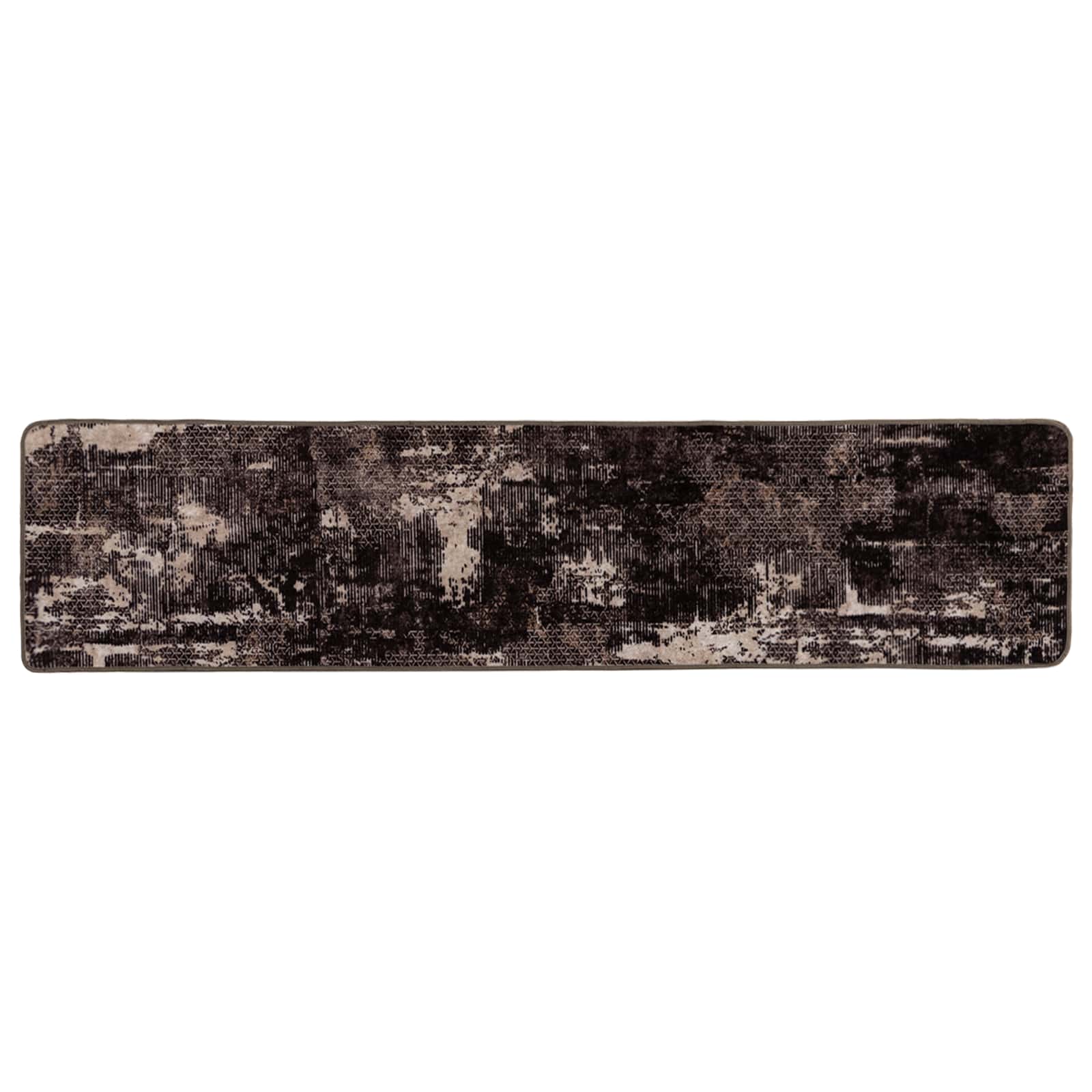 Tappeto Antiscivolo MARSA Nero 50 x 100 cm Poliestere e PVC