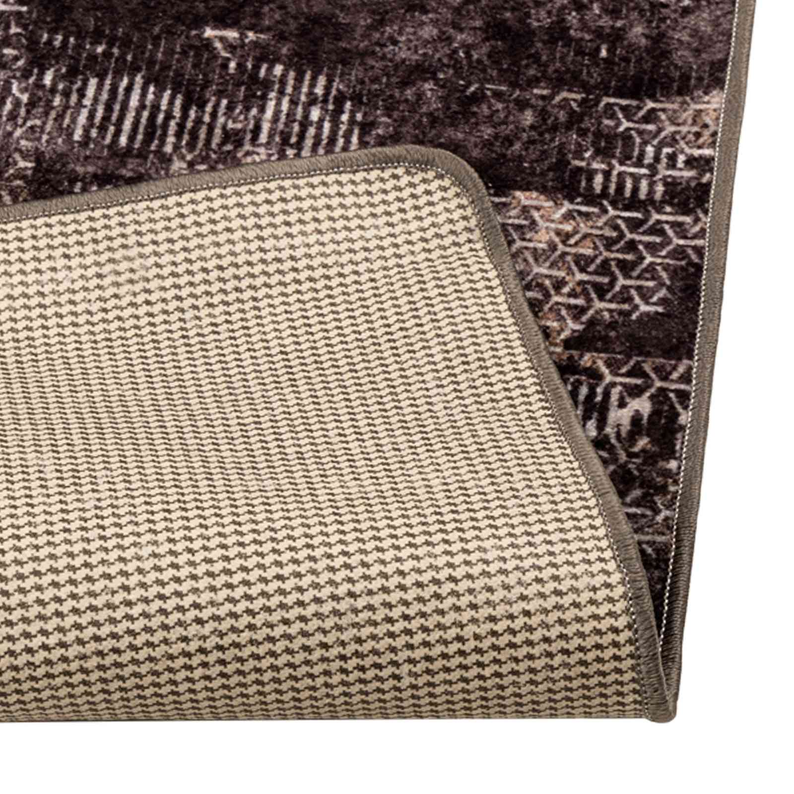 Tappeto Antiscivolo MARSA Nero 80 x 200 cm Poliestere e PVC