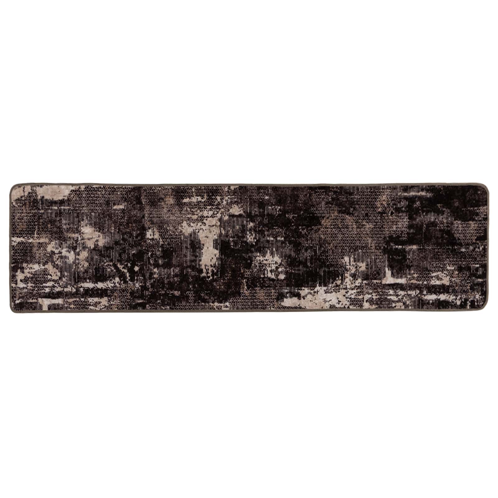 Tappeto Antiscivolo MARSA Nero 80 x 400 cm Poliestere e PVC