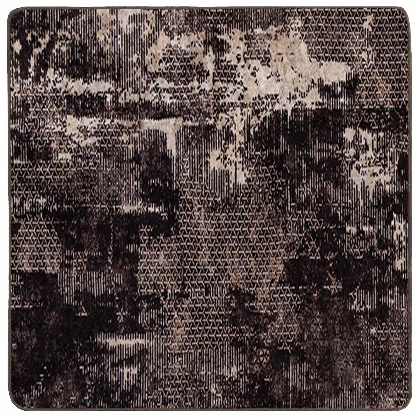 Tappeto Antiscivolo MARSA Nero 100 x 100 cm Poliestere e PVC