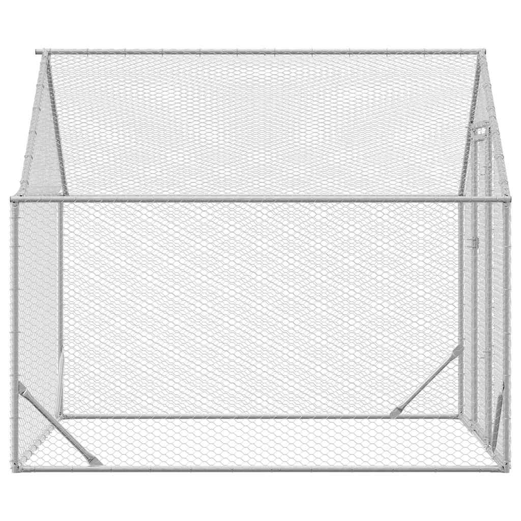 Gabbia per polli Argento 200 x 170 x 177 cm Acciaio zincato