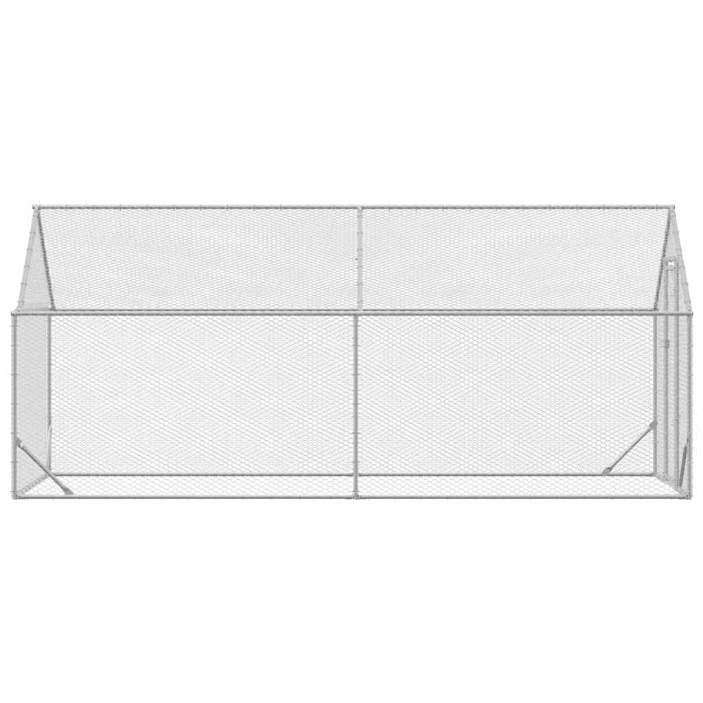 Gabbia per polli Argento 400 x 170 x 177 cm Acciaio zincato