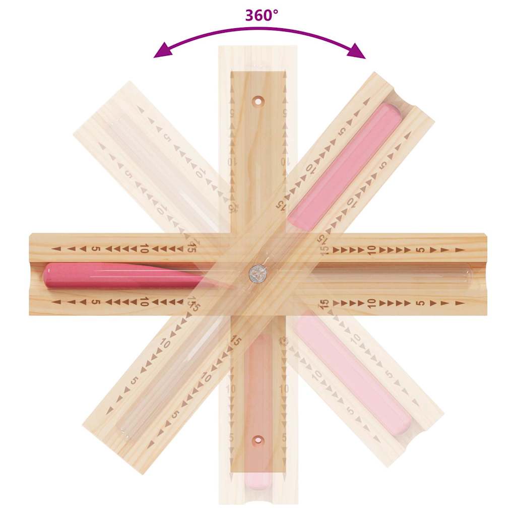 Set di Accessori per Sauna 5 pz Nero
