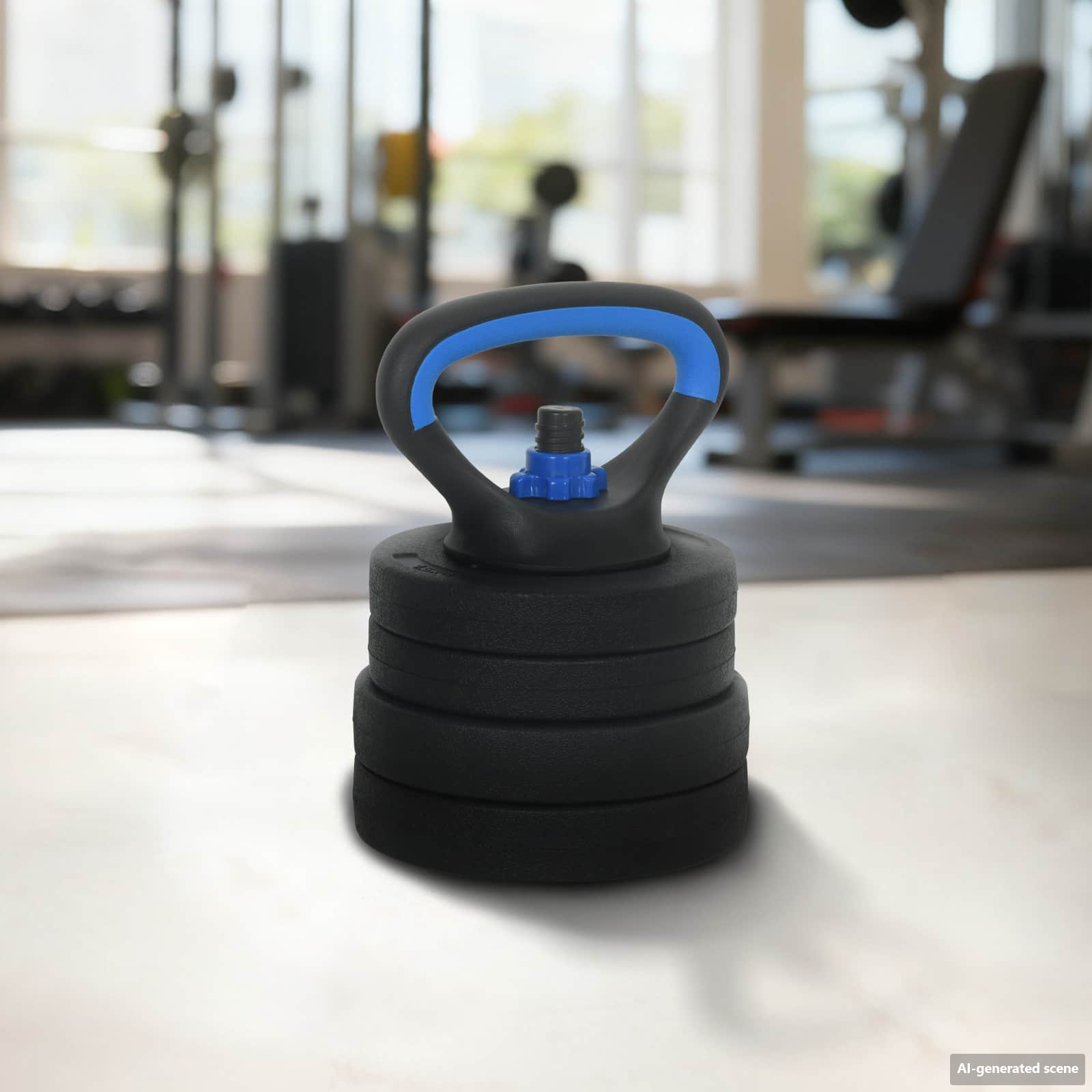 Set di manubri 4-in-1 20 kg Nero e Blu