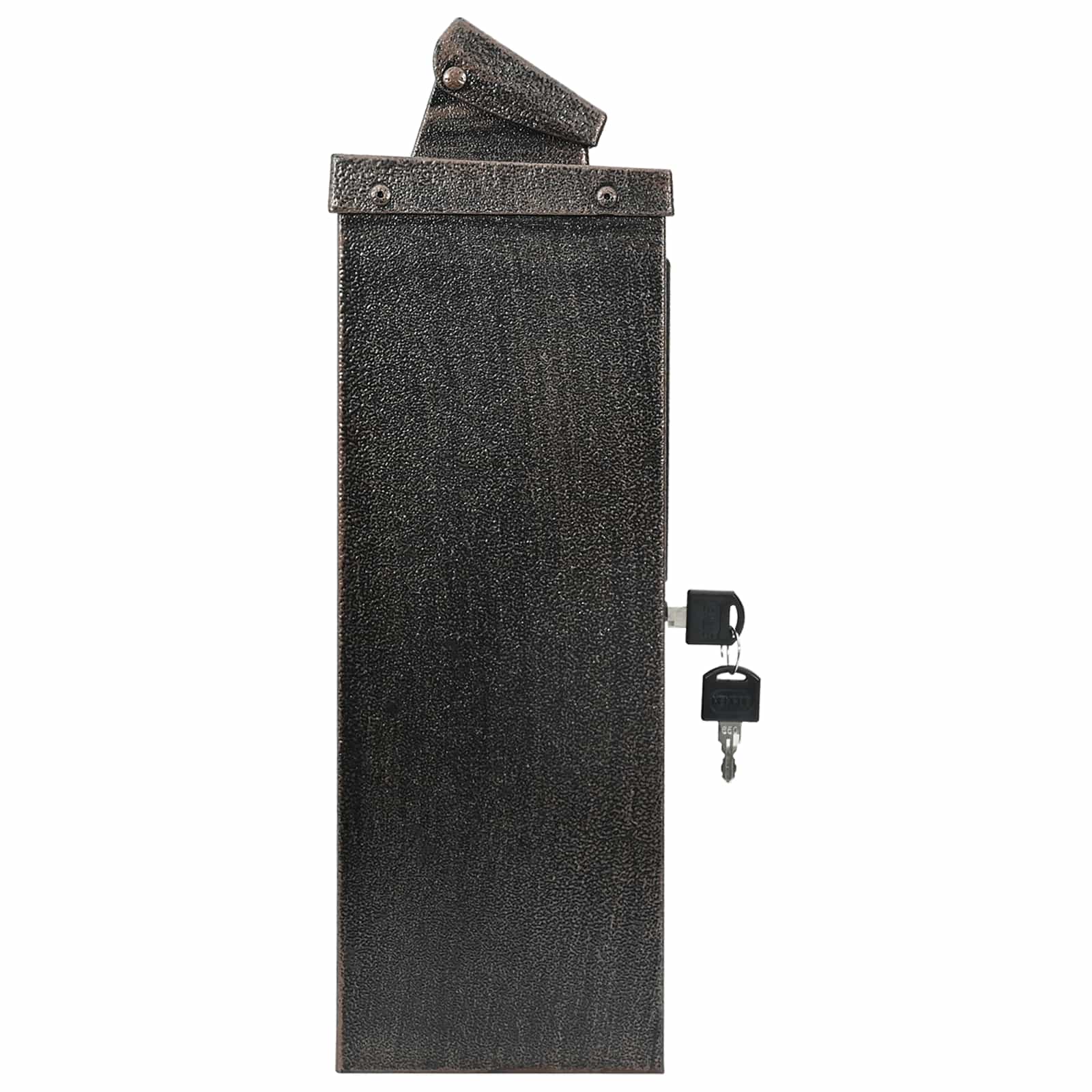 Cassetta Postale da Muro con porta Bronzo 29 x 13 x 41 cm