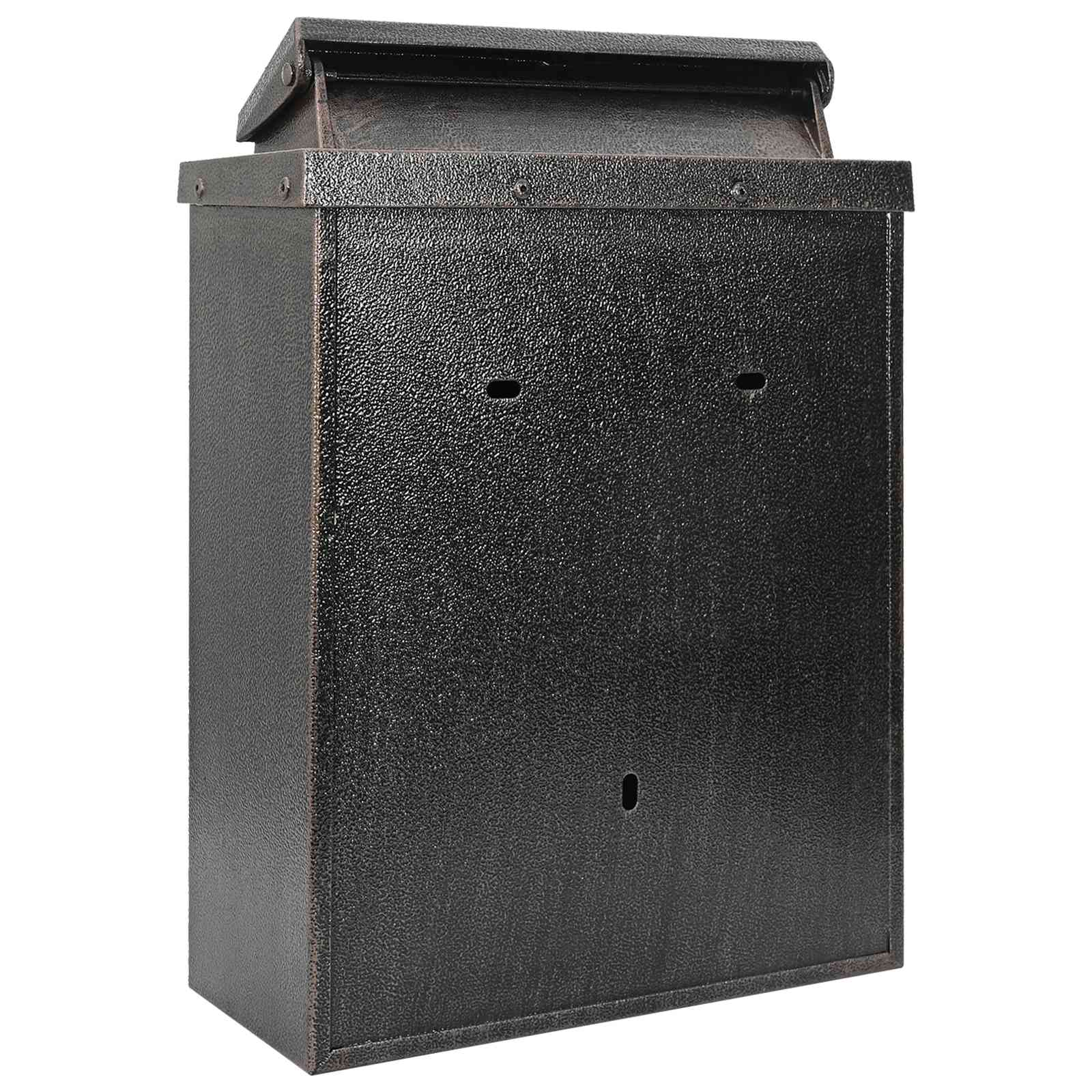 Cassetta Postale da Muro con porta Bronzo 29 x 13 x 41 cm