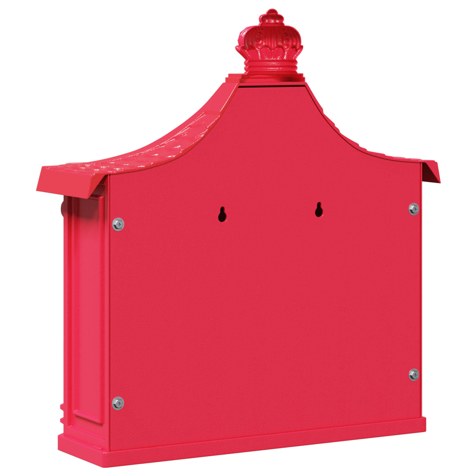 Cassetta Postale da Muro con porta Rosso 40,5 x 16 x 45 cm