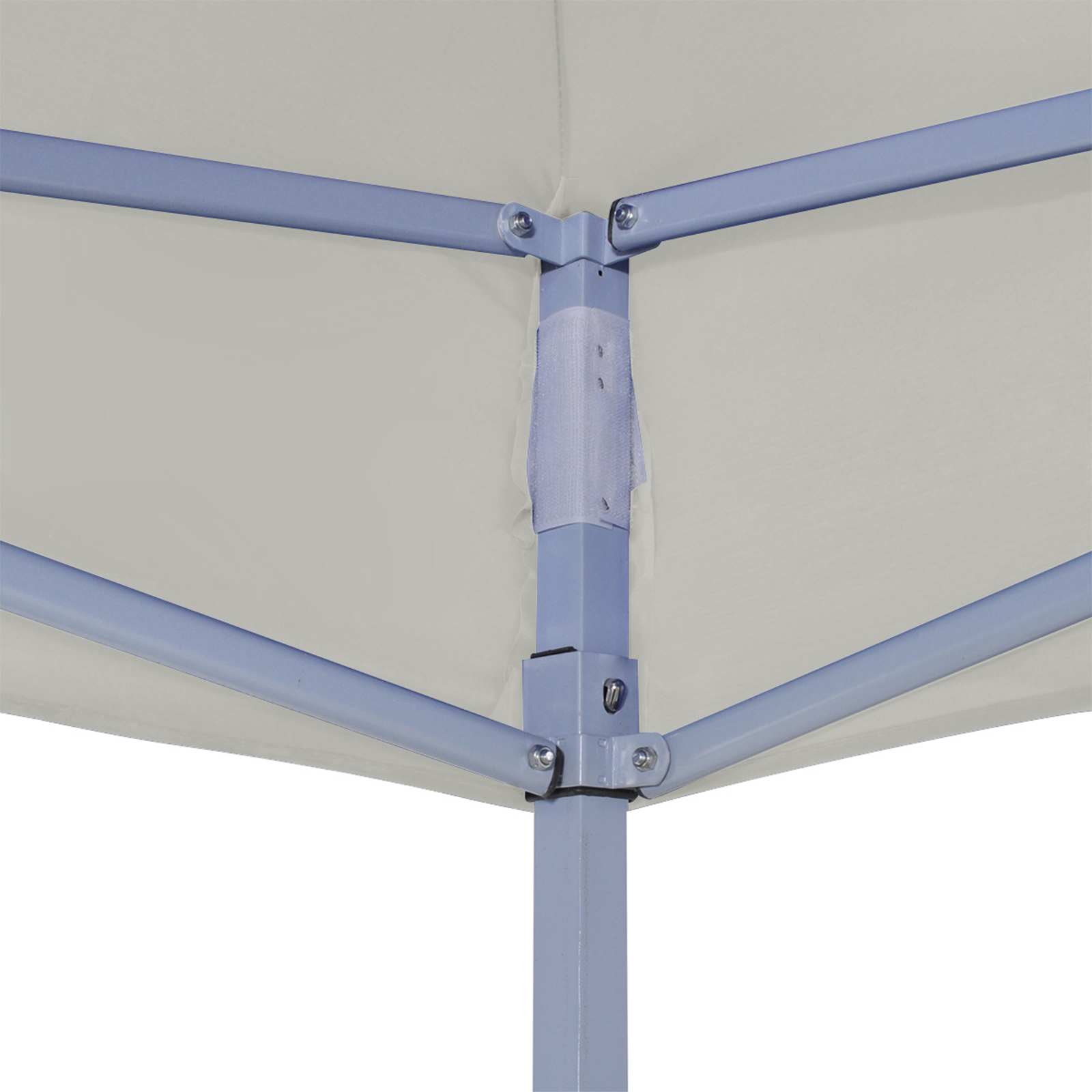 Tenda Party 200 x 200 x 315 cm Crema Tessuto Oxford