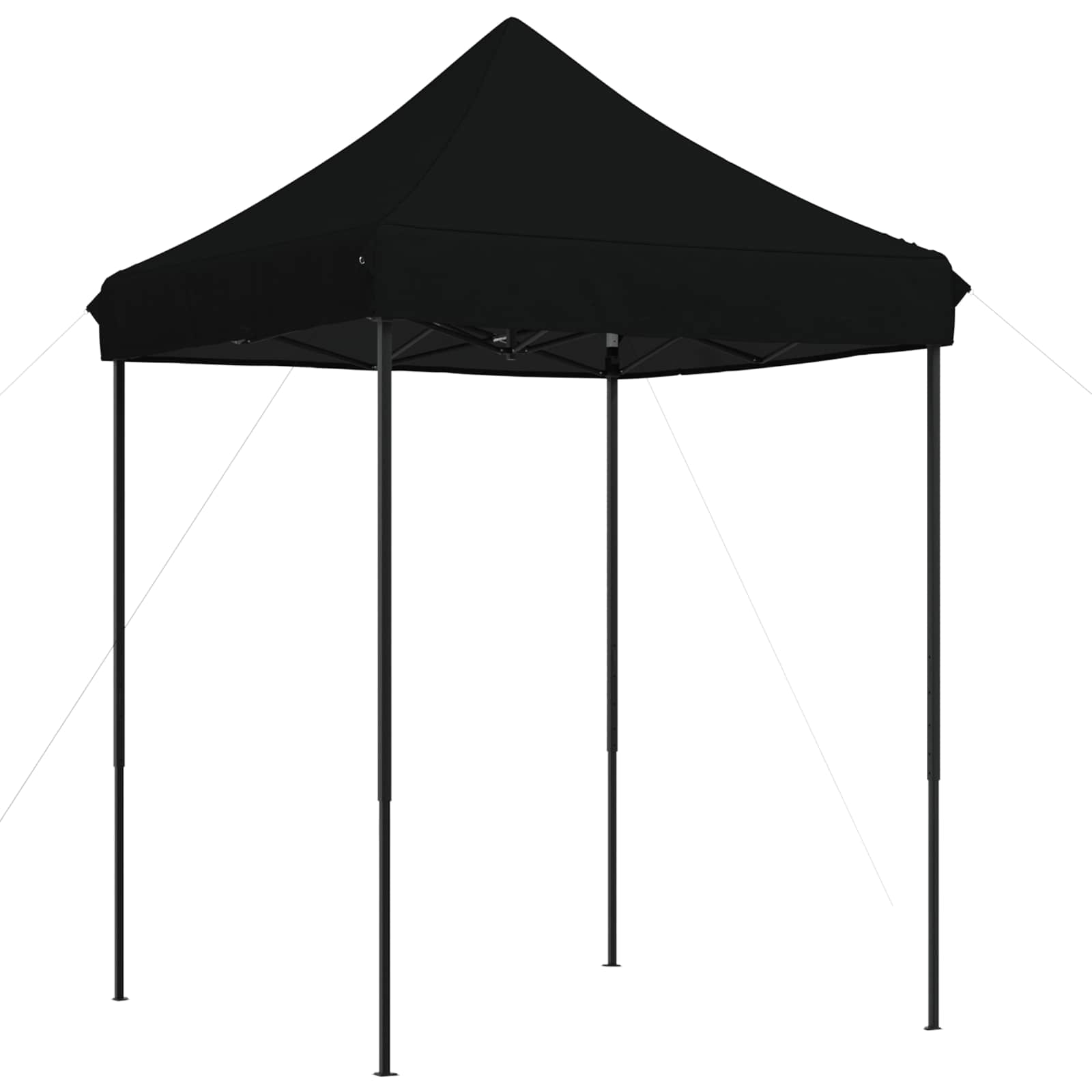 Tenda Party 200 x 200 x 306 cm Nero Tessuto Oxford