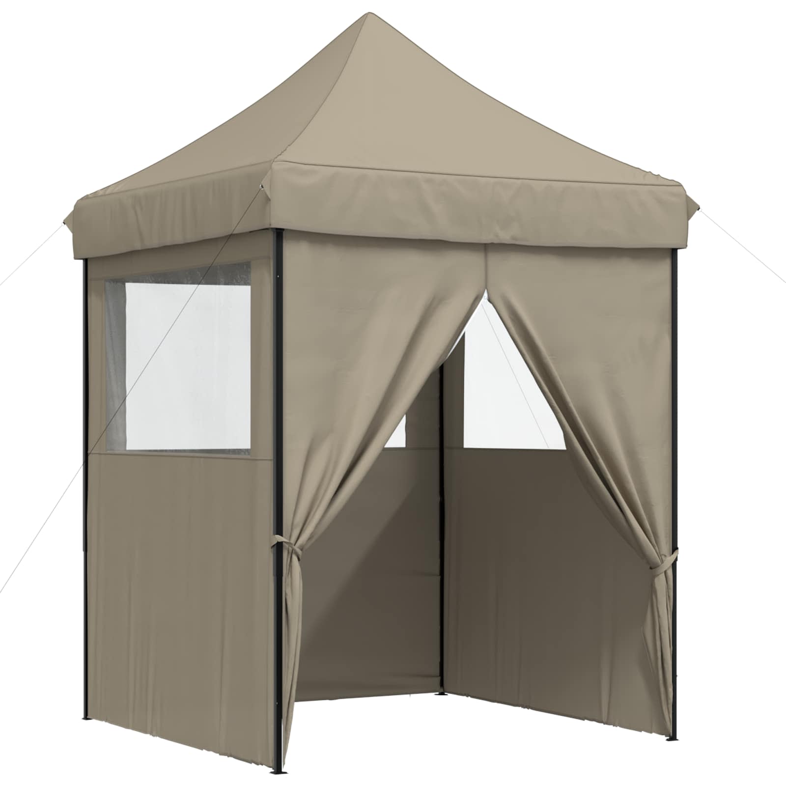 Tenda Party 200 x 200 x 306 cm Tortora Tessuto Oxford