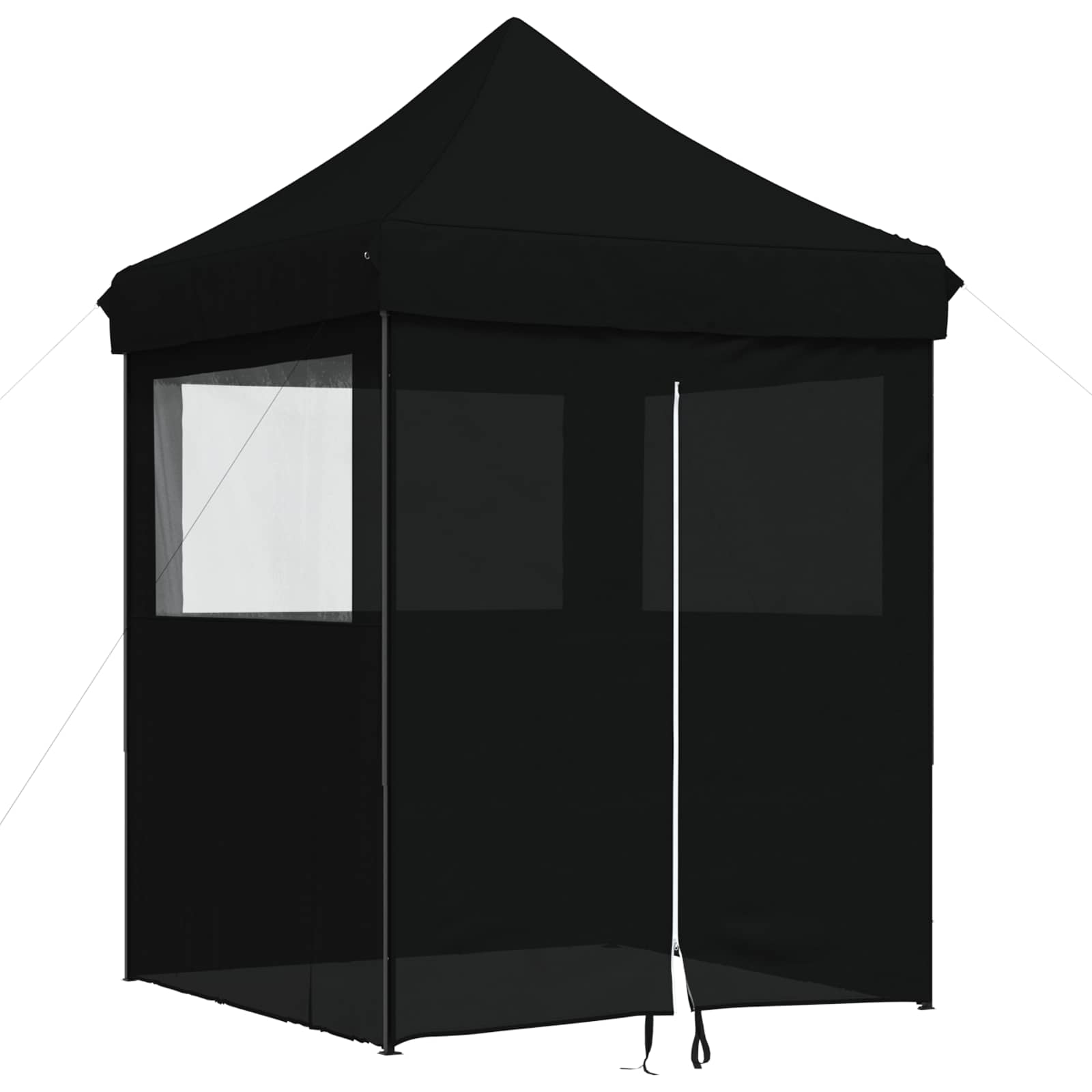 Tenda Party 200 x 200 x 306 cm Nero Tessuto Oxford