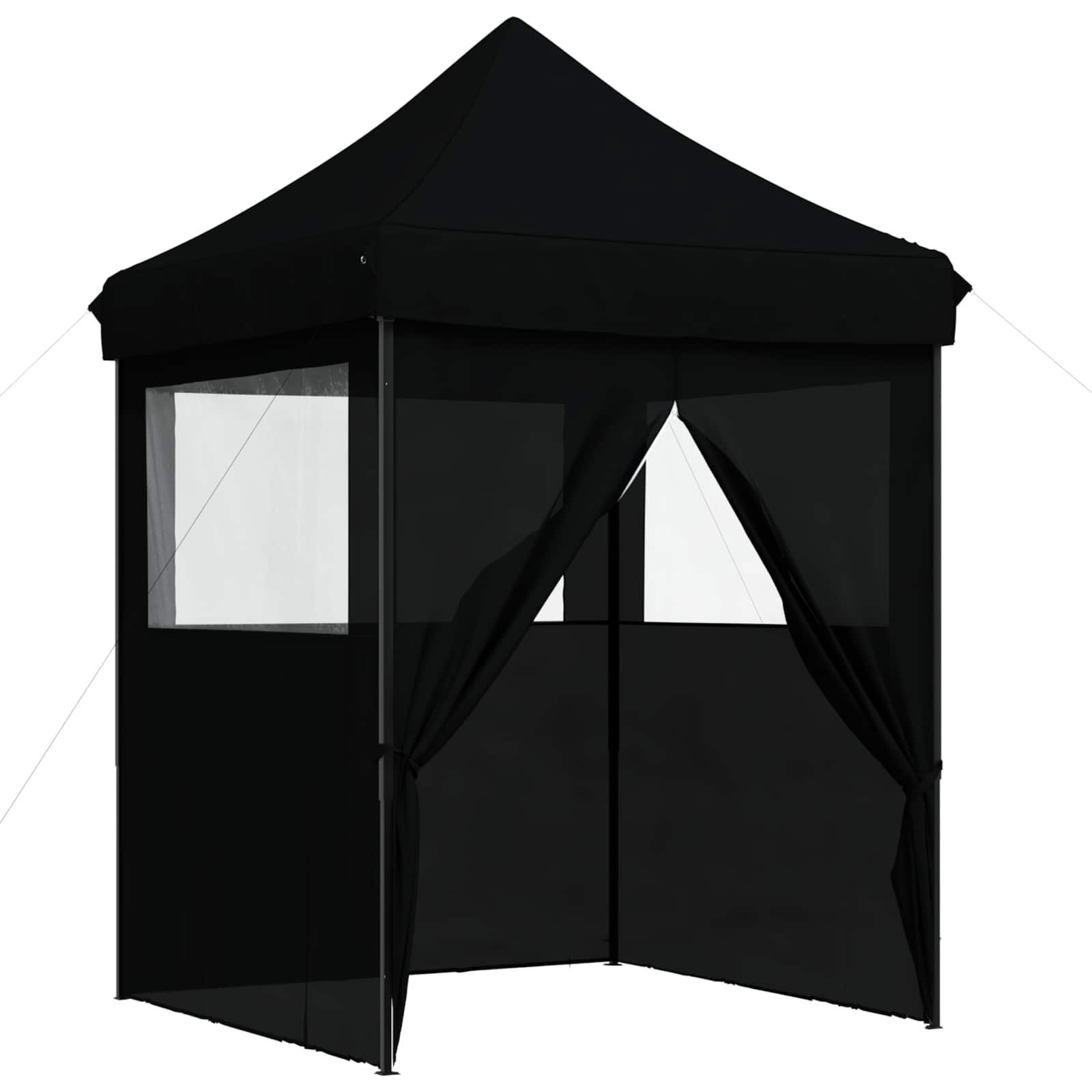Tenda Party 200 x 200 x 306 cm Nero Tessuto Oxford
