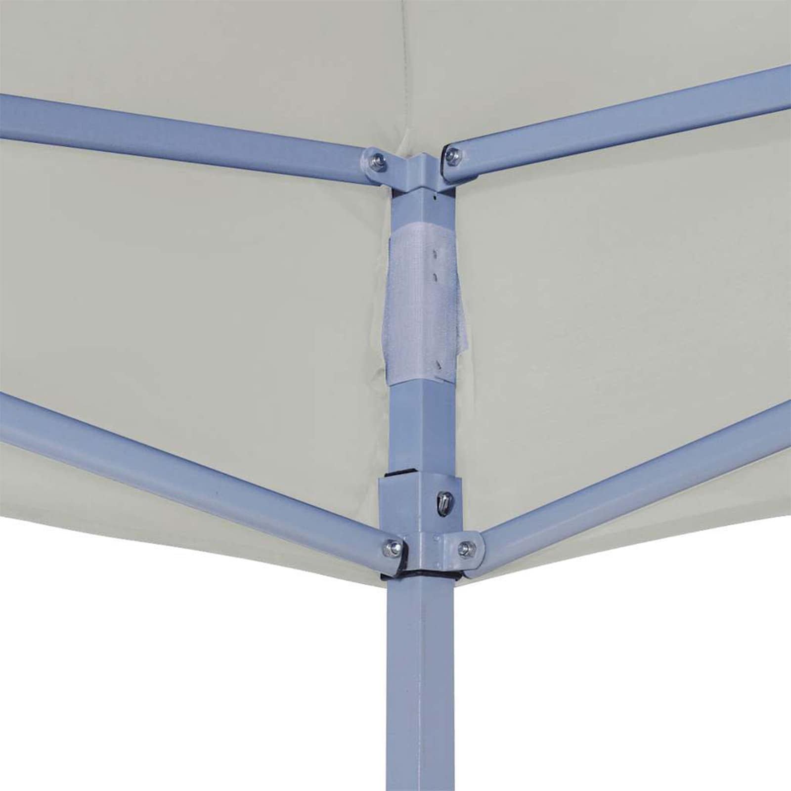 Tenda Party 291 x 291 x 315 cm Crema Tessuto Oxford