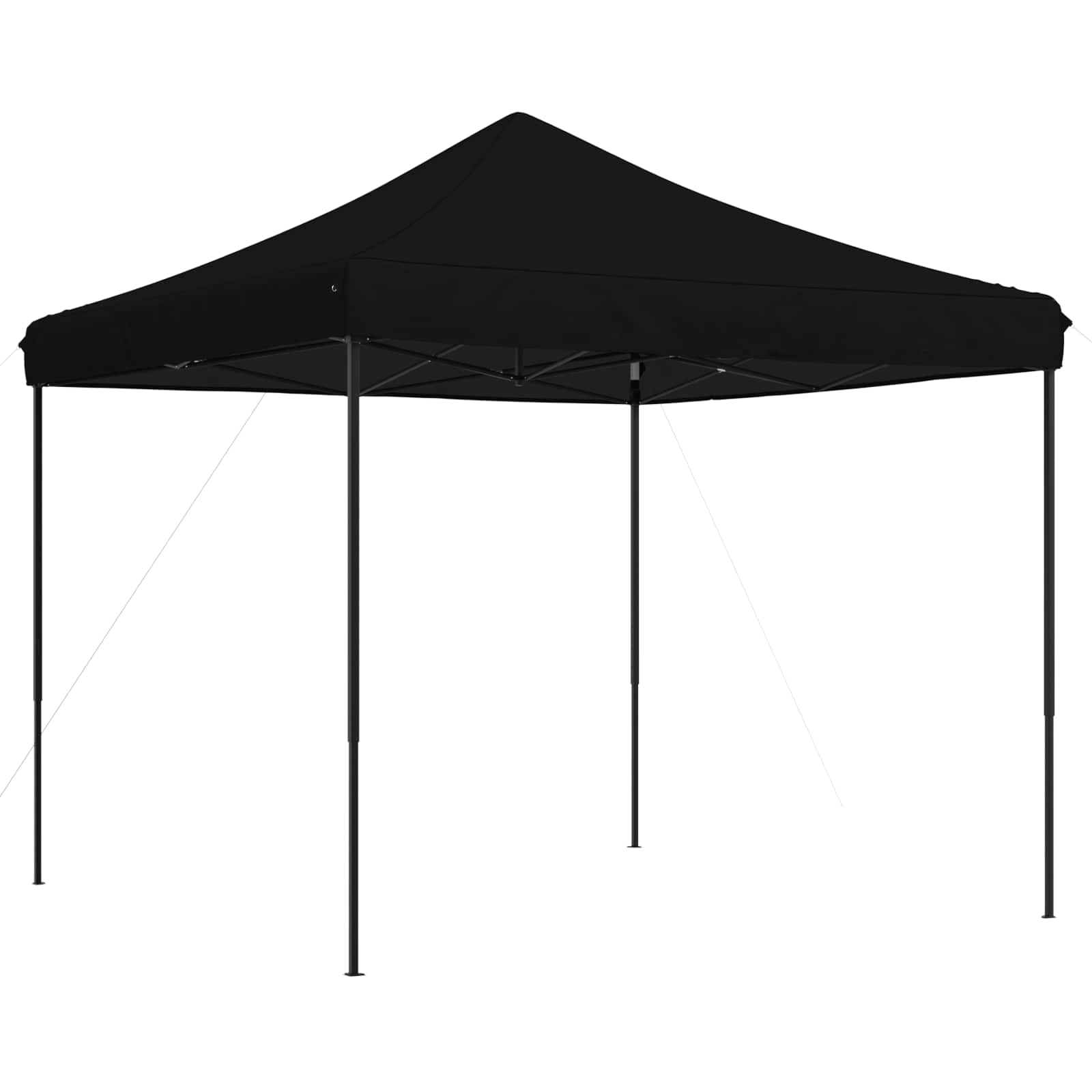 Tenda Party 292 x 292 x 315 cm Nero Tessuto Oxford