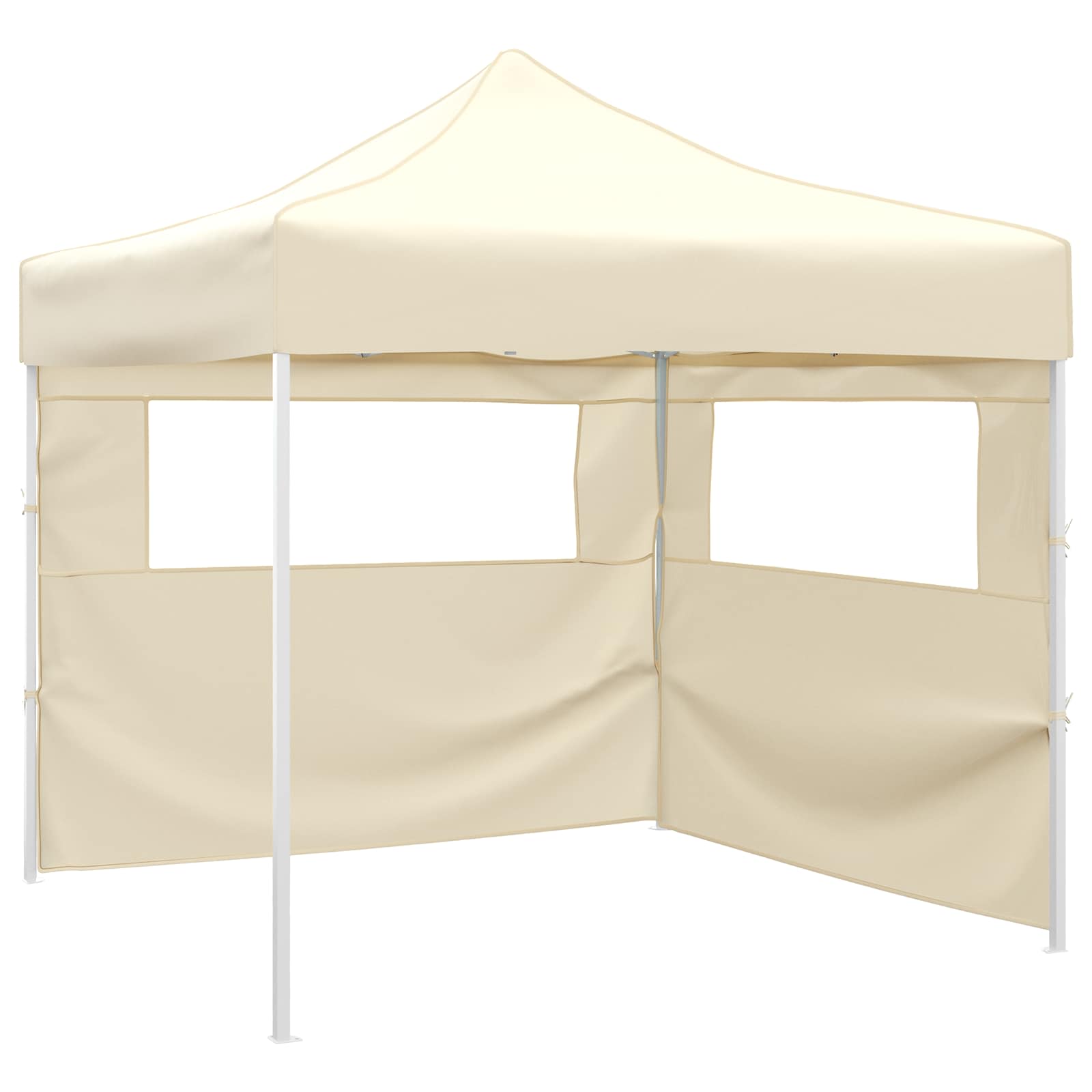 Tenda Party 291 x 291 x 315 cm Crema Tessuto Oxford