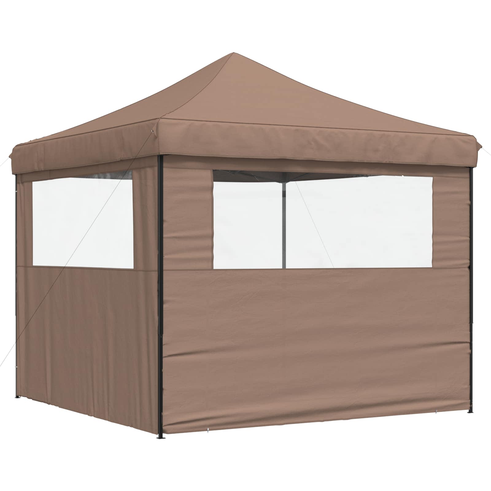 Tenda Party 292 x 292 x 315 cm Marrone Tessuto Oxford