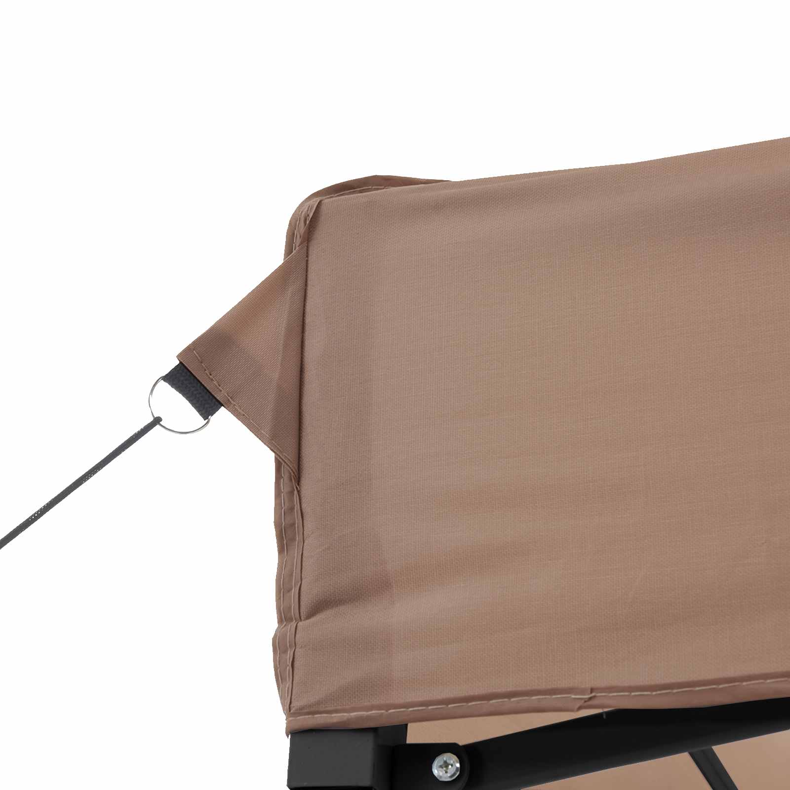 Tenda Party 292 x 292 x 315 cm Marrone Tessuto Oxford
