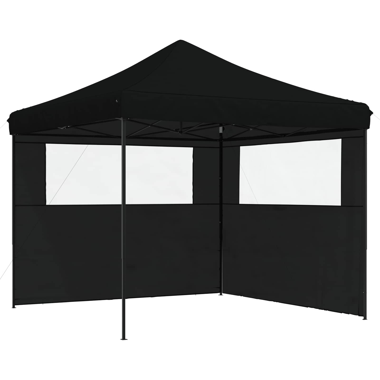 Tenda Party Nero 292 x 292 x 315 cm Tessuto Oxford