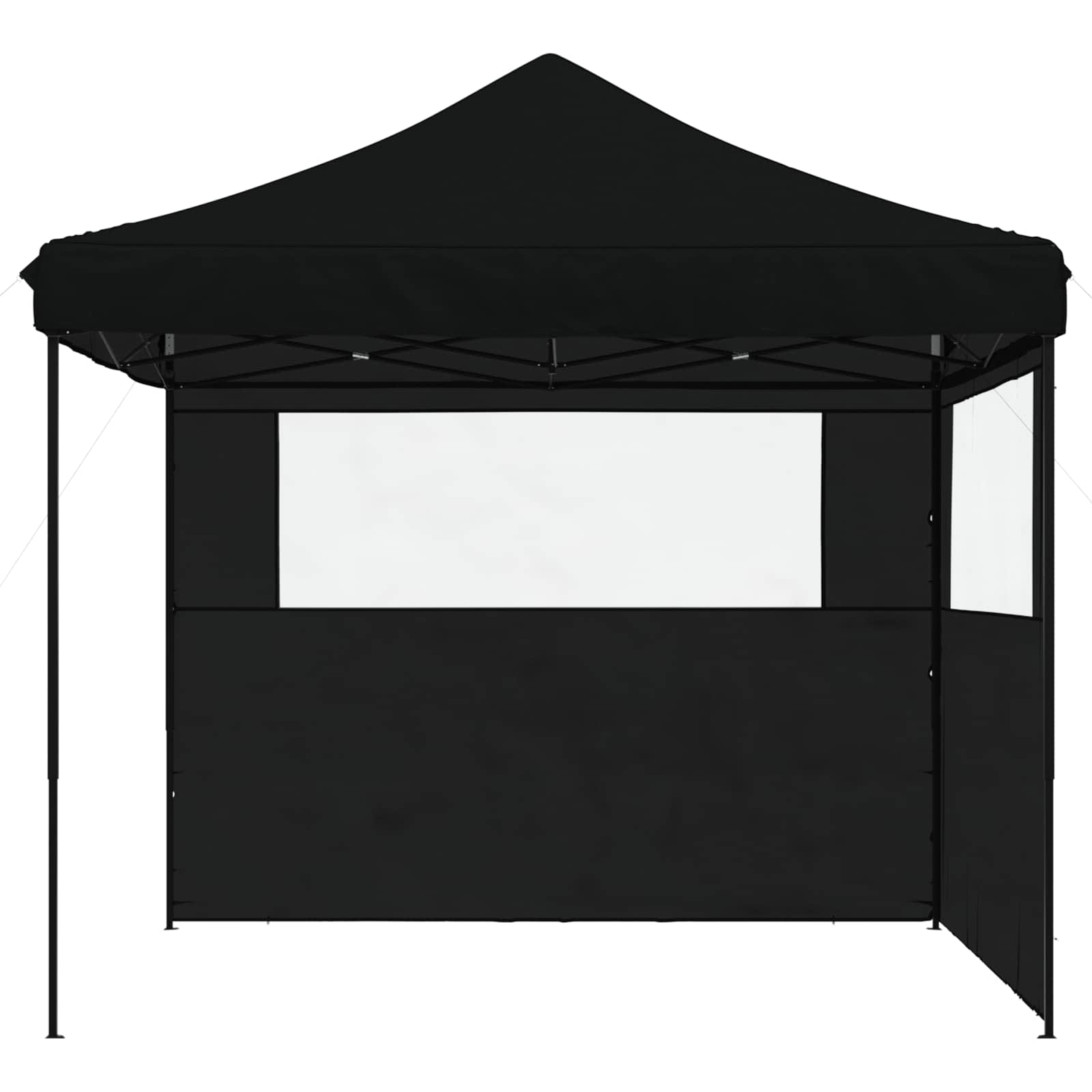 Tenda Party Nero 292 x 292 x 315 cm Tessuto Oxford
