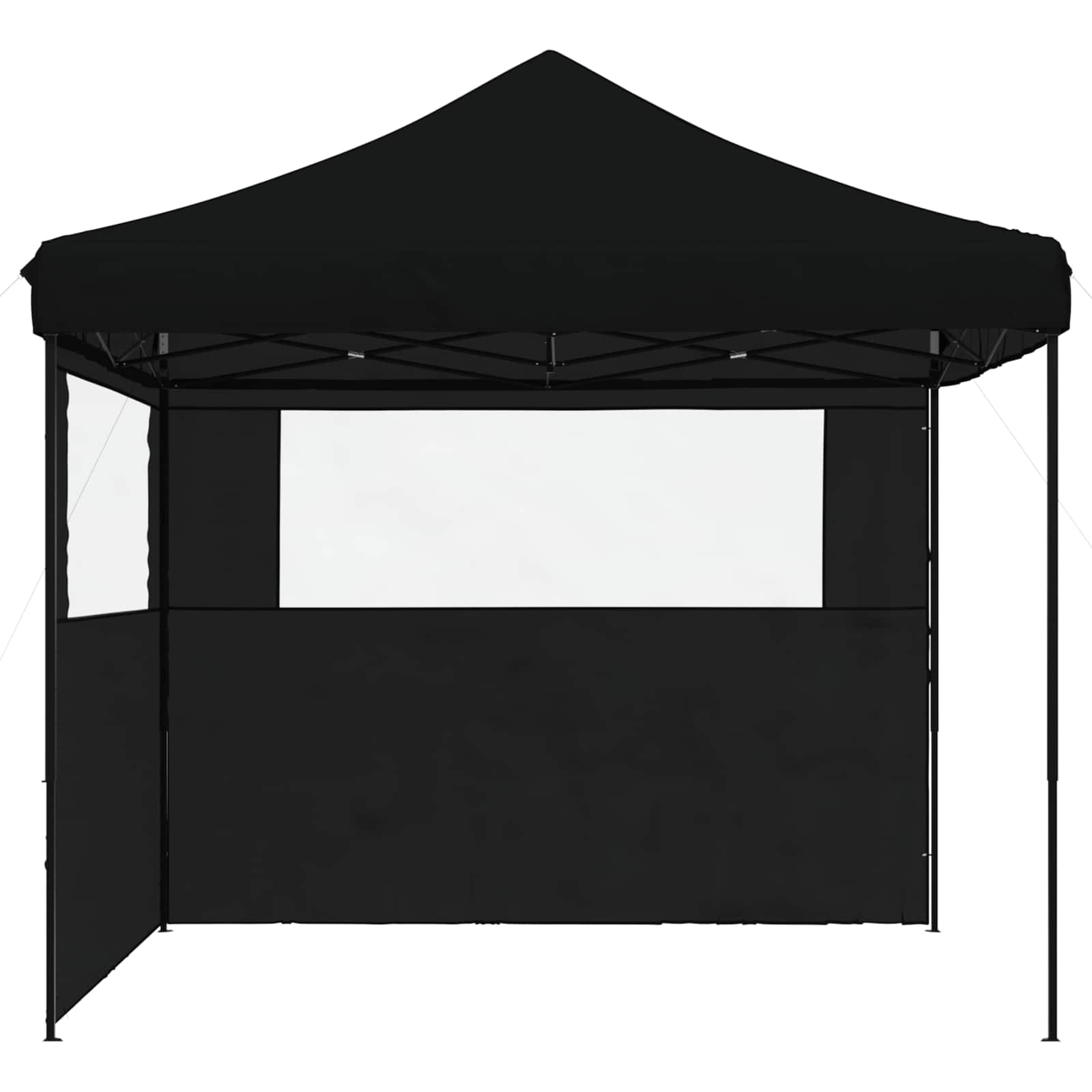 Tenda Party Nero 292 x 292 x 315 cm Tessuto Oxford