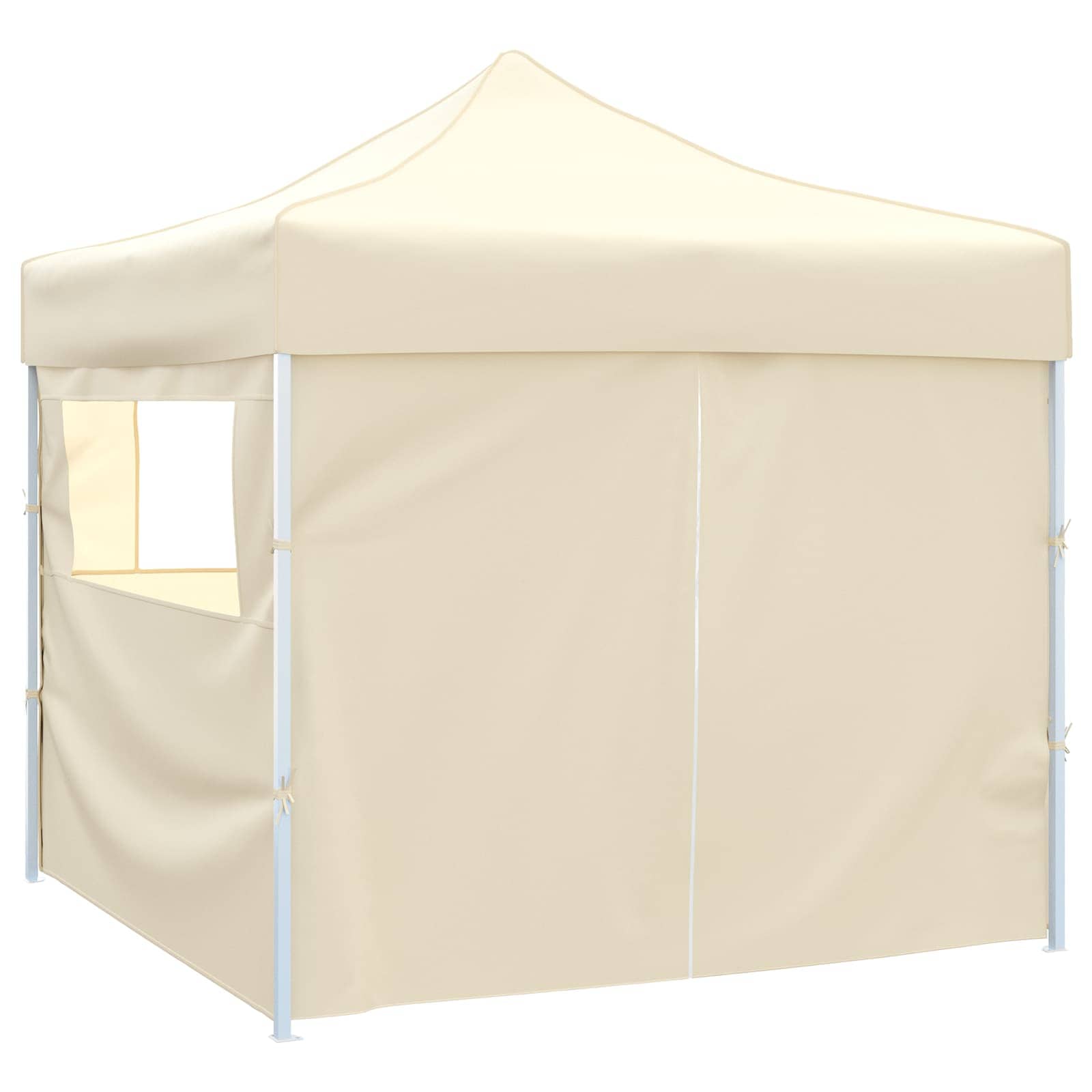 Tenda Party 291 x 291 x 315 cm Crema Tessuto Oxford