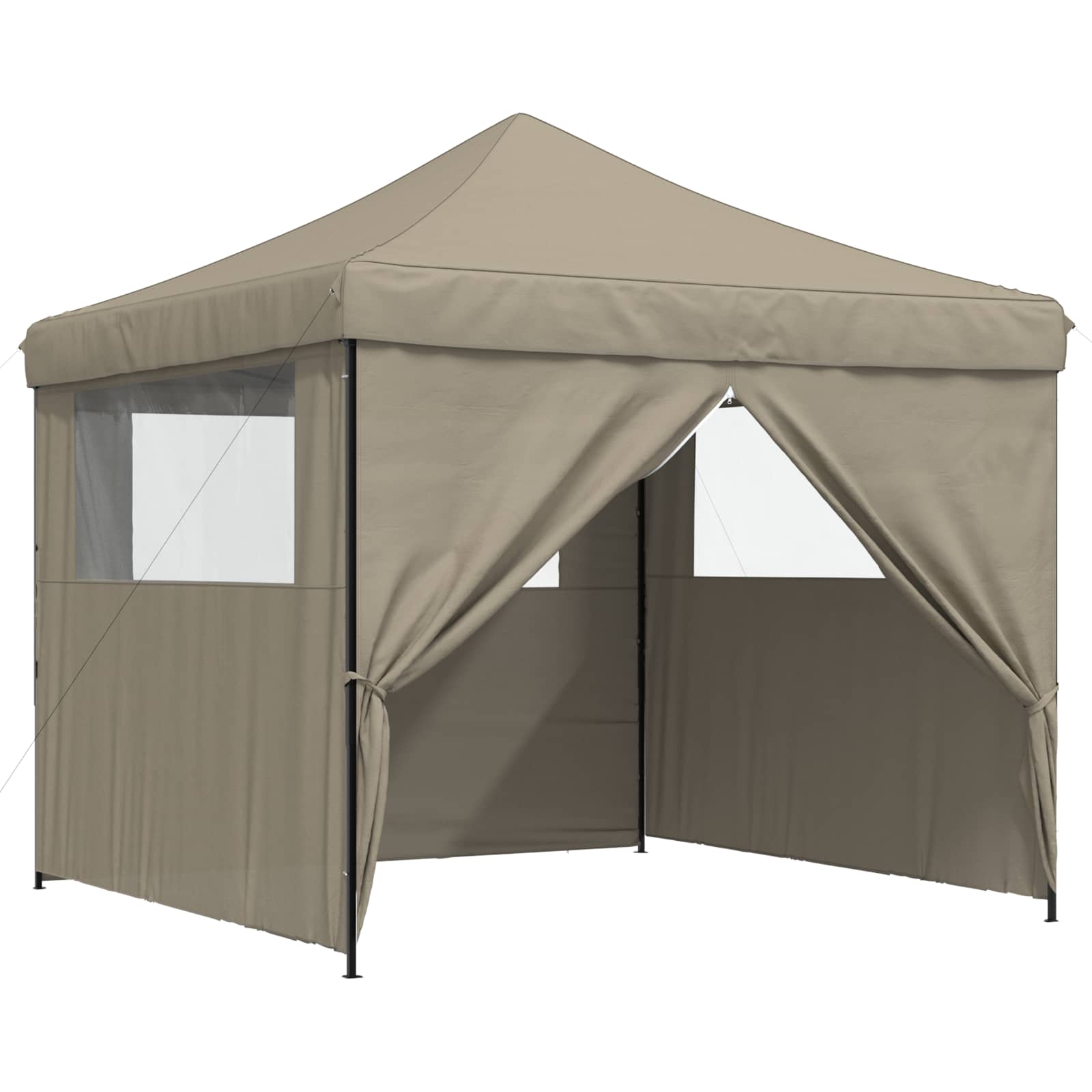 Tenda Party 292 x 292 x 315 cm Tortora Tessuto Oxford