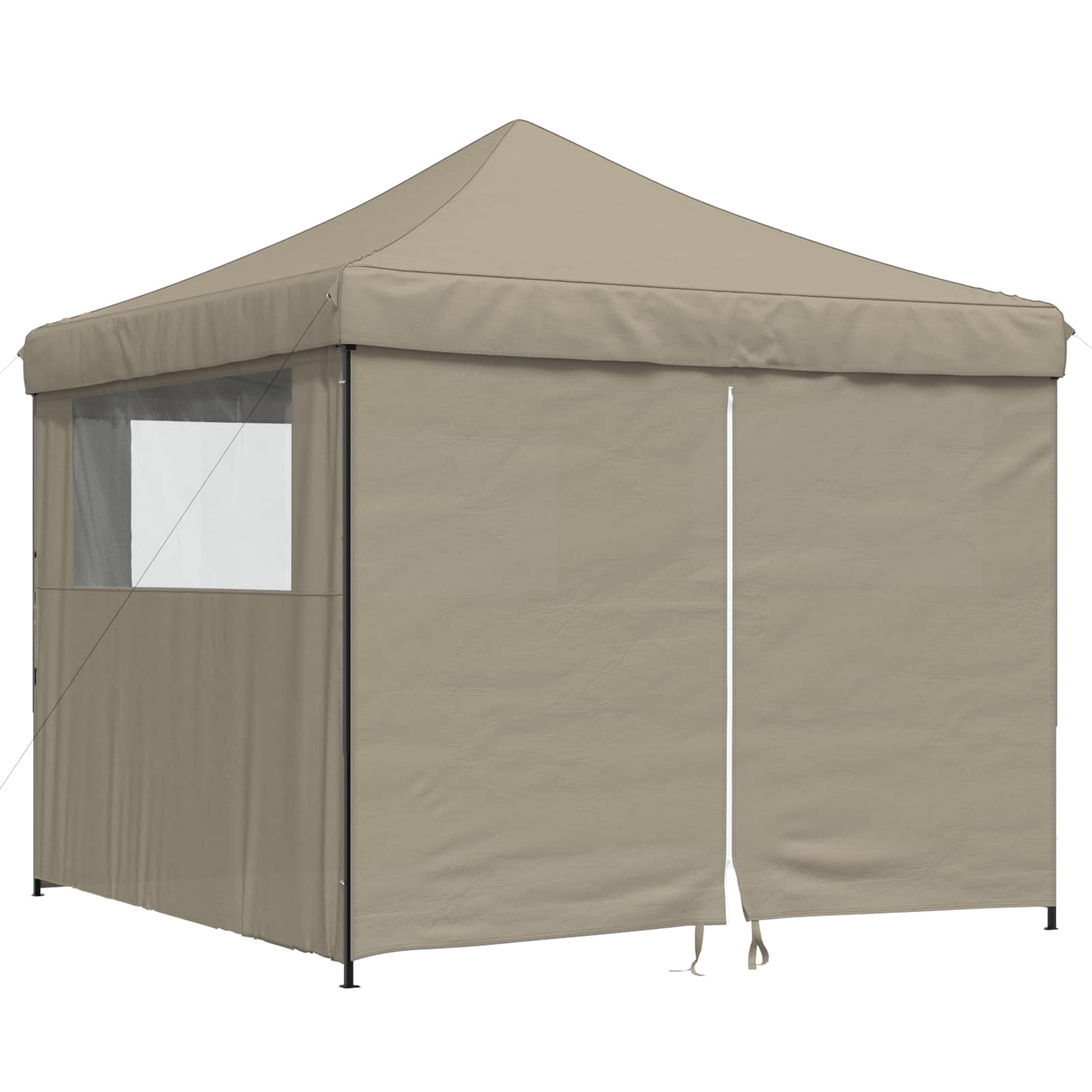 Tenda Party 292 x 292 x 315 cm Tortora Tessuto Oxford